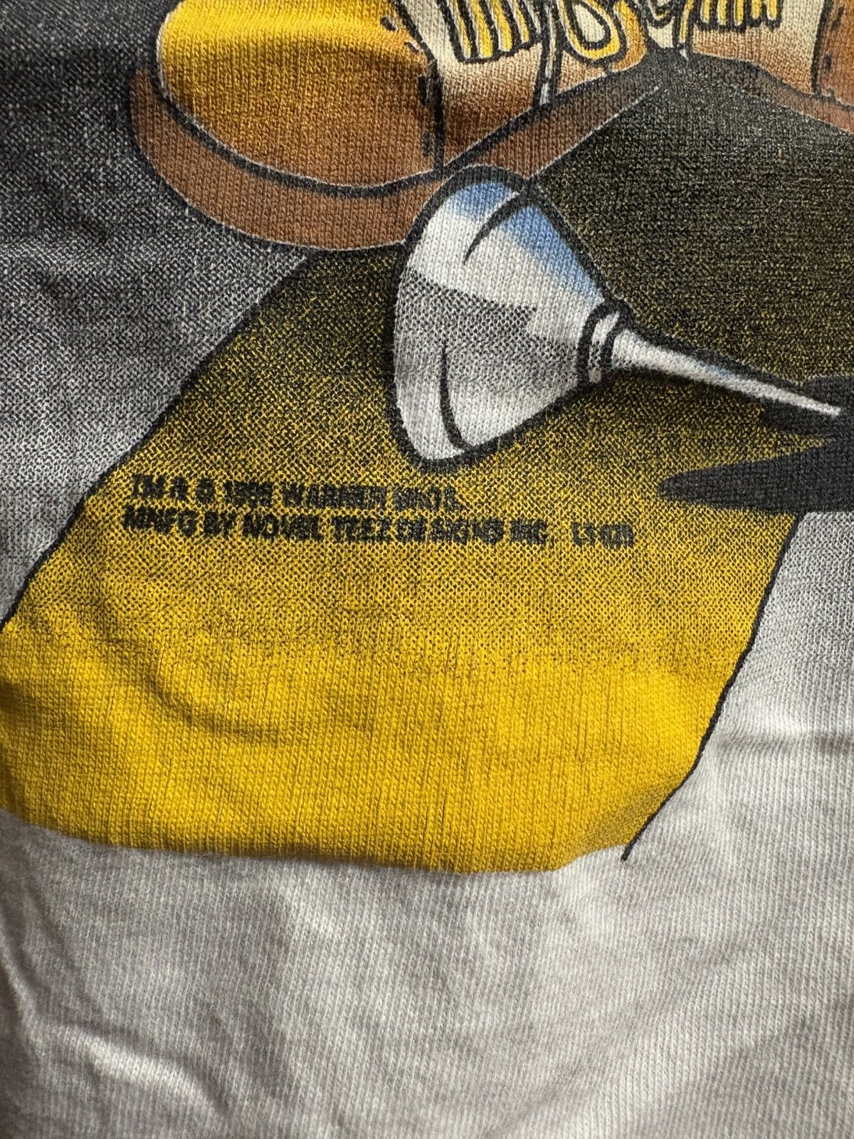 Vintage Vintage Looney Tunes Tshirt 90’s Hot Rods Mechanic Taz Grail Size US L / EU 52-54 / 3 - 4 Thumbnail