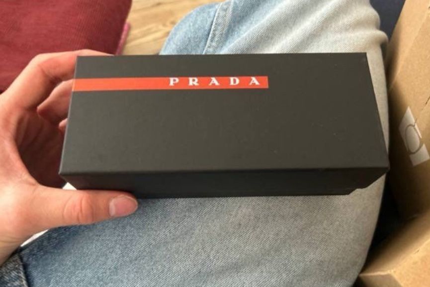 Prada Prada Sport Frame 05PV 2AZ1O1 Transparent Sunglasses Size ONE SIZE - 3 Thumbnail