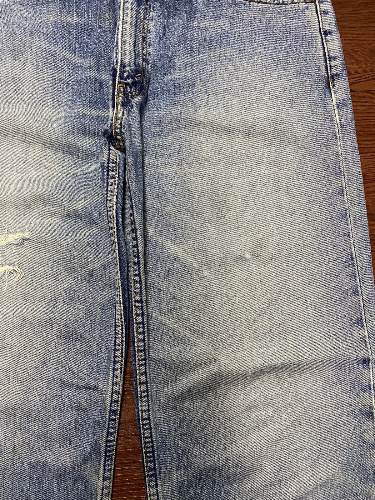 Levi's Vintage Clothing Vintage Levis503 80’s Faded Wash Distressed Loose Jeans Size US 36 / EU 52 - 8 Thumbnail