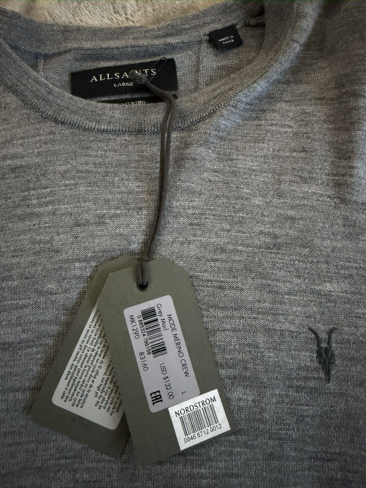 Allsaints Allsaints Wool Sweater NEW Size US L / EU 52-54 / 3 - 2 Thumbnail