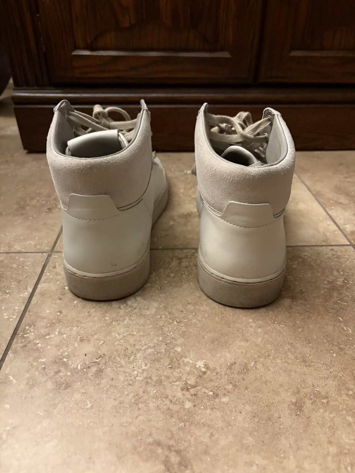 Allsaints ALLSAINTS HIGH TOP LEATHER SNEAKER Size US 9.5 / EU 42-43 - 6 Thumbnail