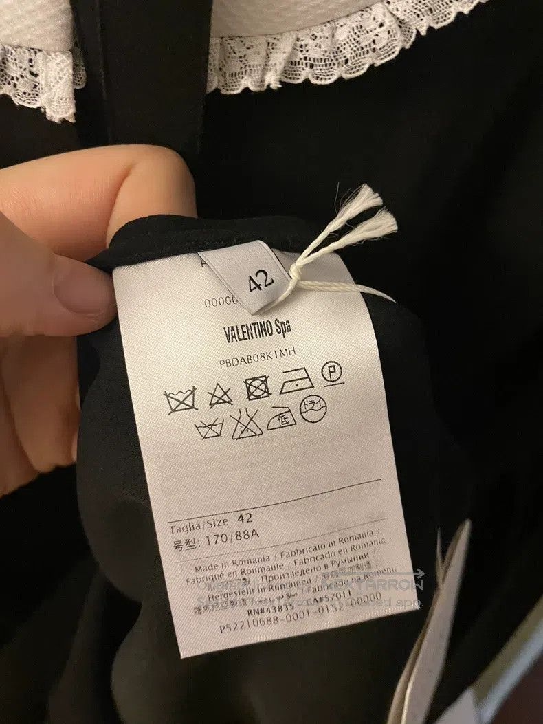 Valentino Valentino Black shirt Size M / US 6-8 / IT 42-44 - 3 Thumbnail