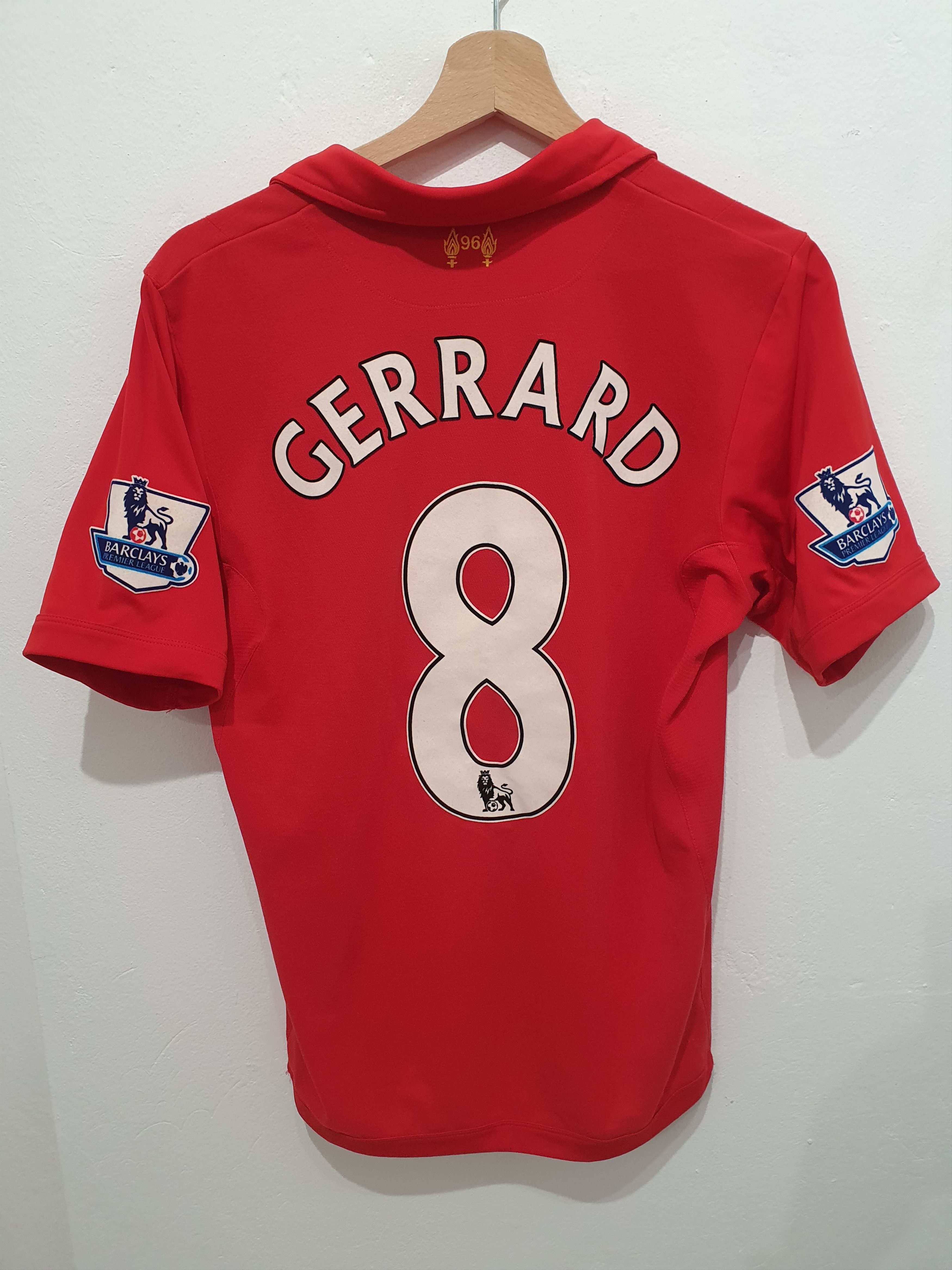 image of Gerrard Warrior Liverpool Fc Size S 2012 2013 Jersey Shirt in Red, Men's