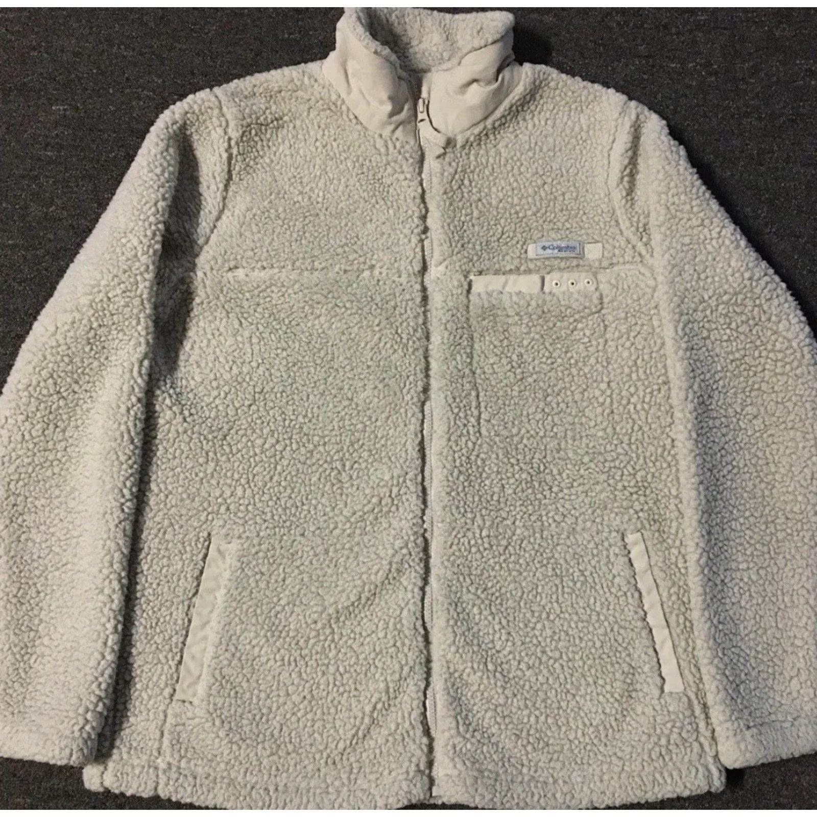Vintage VINTAGE Columbia Deep Pile Sherpa Fleece Jacket M Gray Unisex Adults Regular Size Jacket Climbing Ski Snow 90s Grunge Oregon? Size US M / EU 48-50 / 2 - 2 Thumbnail