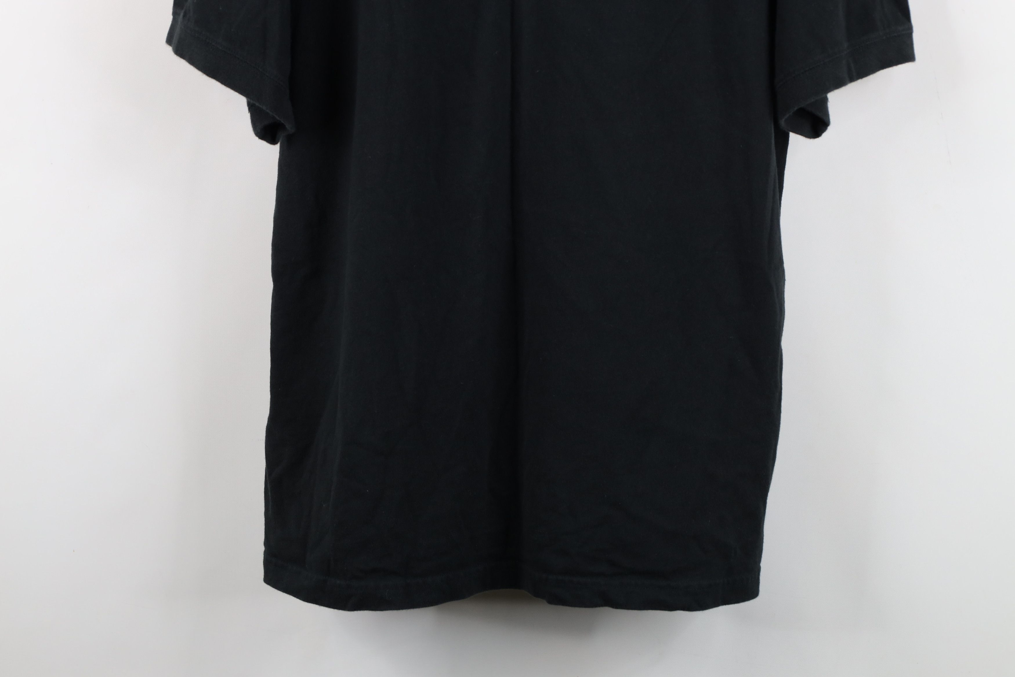 Vintage Vintage 90s Streetwear Heavy Cotton Henley T-Shirt Black Size US XL / EU 56 / 4 - 3 Thumbnail