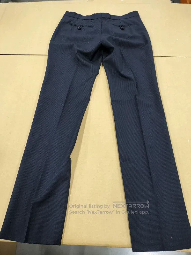 Helmut Lang HELMUT LANG 2004 Spring/Summer Classic Striped Trousers Size 40L - 2 Thumbnail