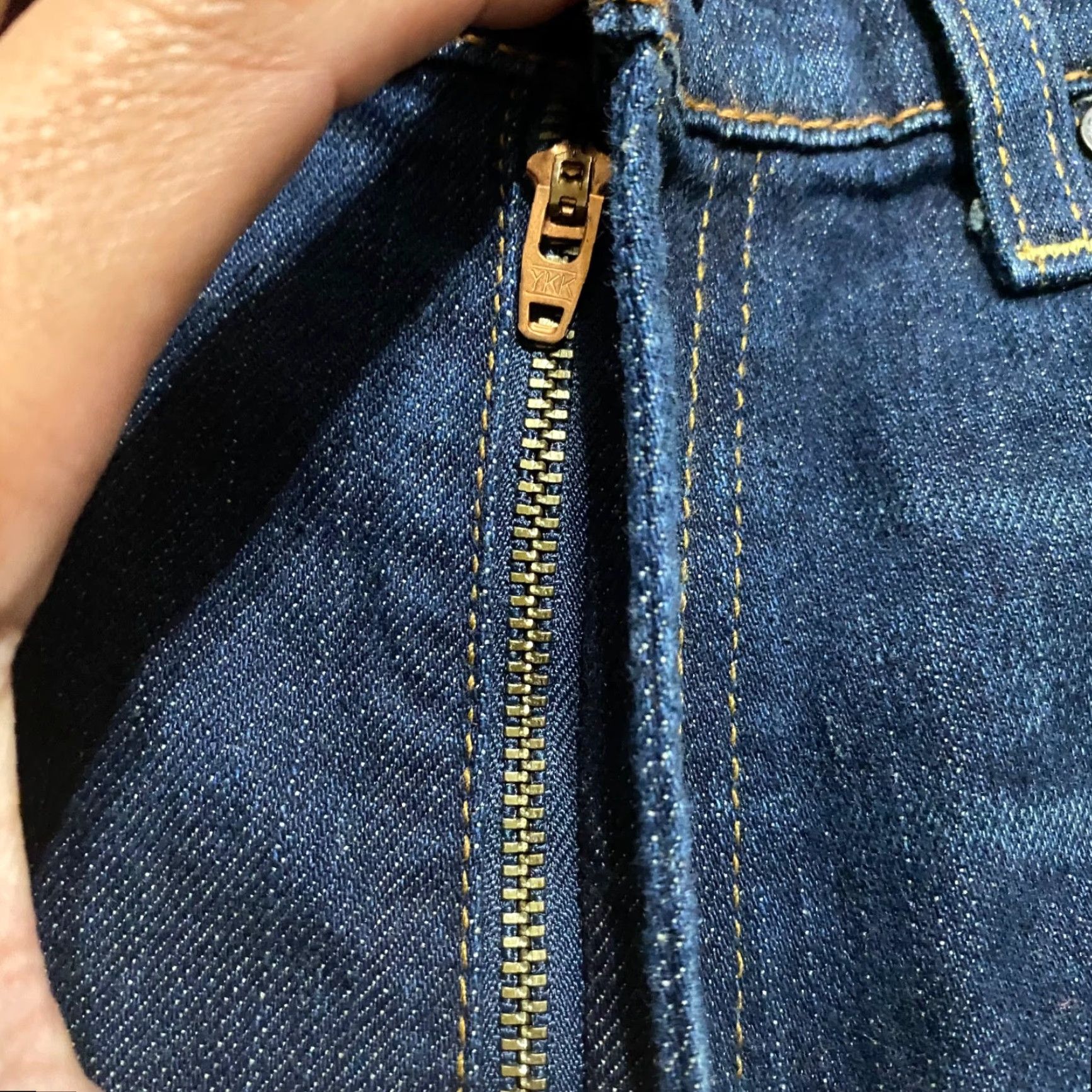 Vintage Bullhead Jeans Mens 34x34 Skinny Denim Dark Wash Blue 5-Pocket Regular COTTON SPANDEX Size US 34 / EU 50 - 3 Thumbnail