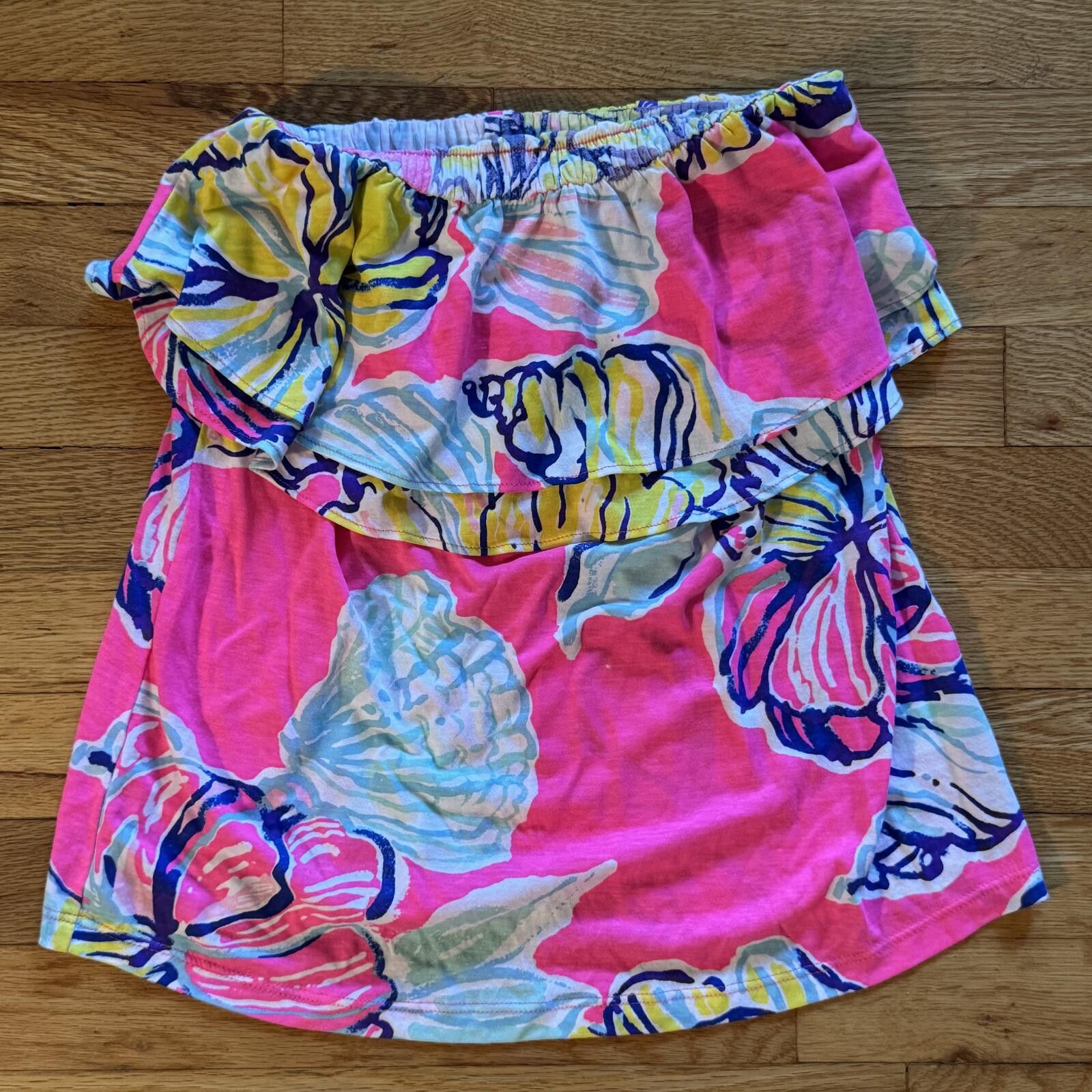 Other Lilly Pulitzer Rilo "Swept by the Tides" Tube top-XS Size M / US 6-8 / IT 42-44 - 1 Thumbnail