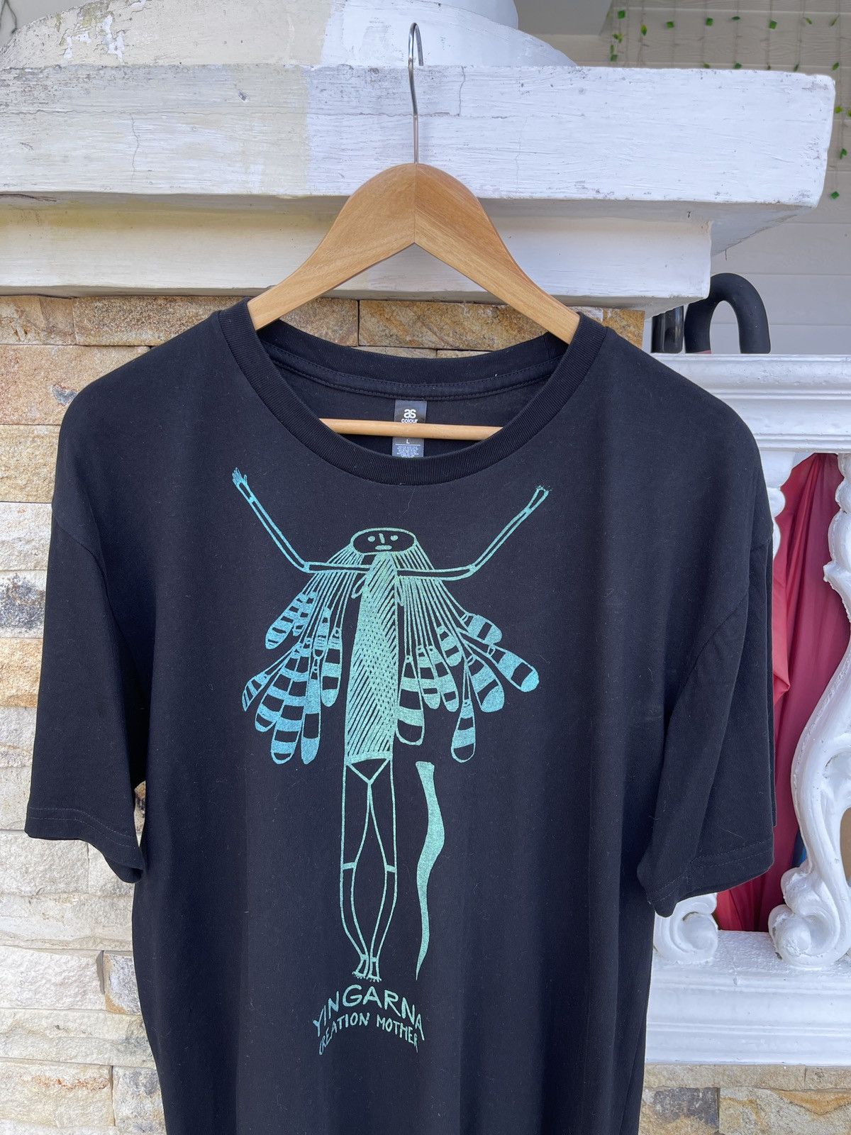 Last Drop🔥Rare🔥Vtg YINGARNA Creation Mother INJALAK Arts Tee