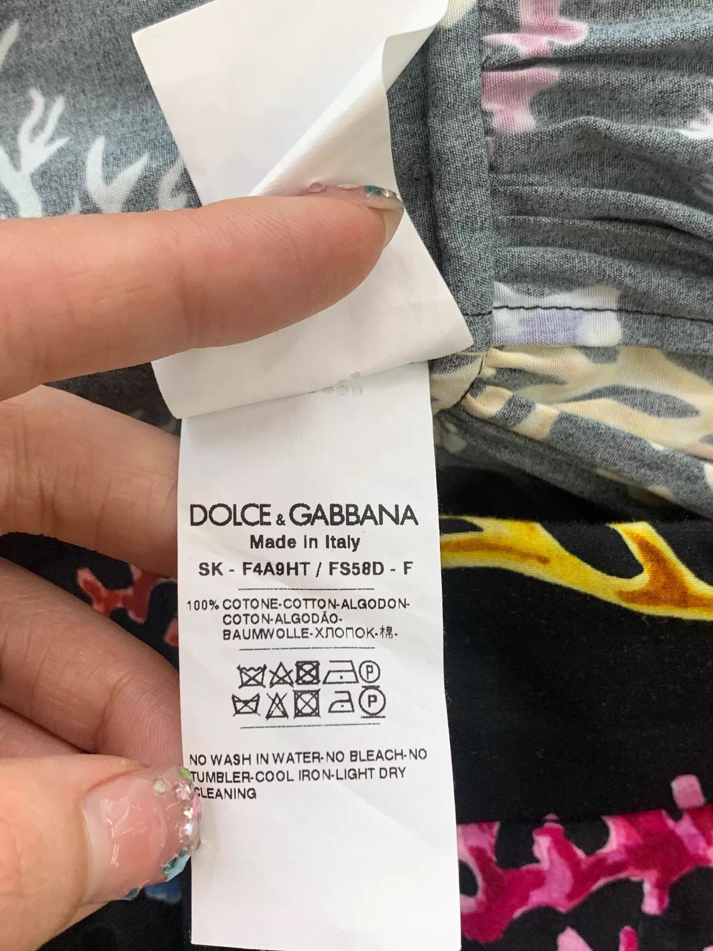 Dolce & Gabbana DG Colorful Coral Floral Pleated Midi Skirt 38 Size 26" / US 2 / IT 38 - 6 Thumbnail