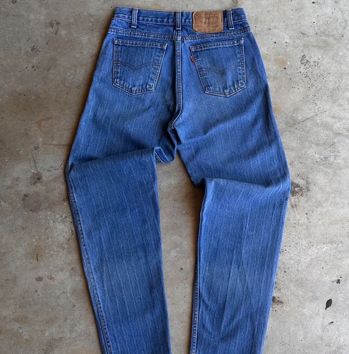 Levi's rare Pin Stripe, Orange Tab Levi’s’ Size US 29 - 3 Thumbnail