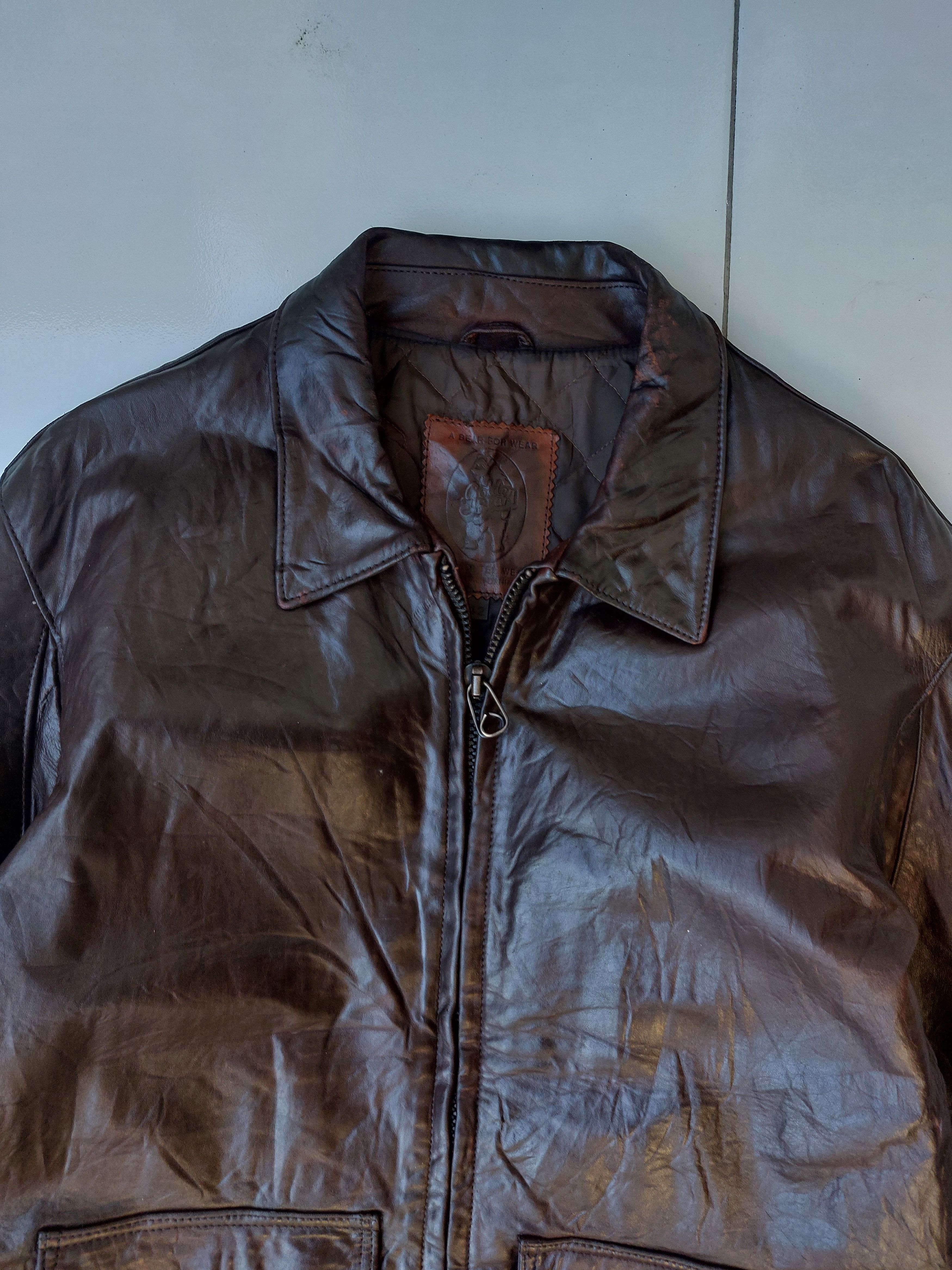 Golden Bear Golden Bear G-8 Vintage Leather Jacket Military Looks Size US L / EU 52-54 / 3 - 5 Thumbnail