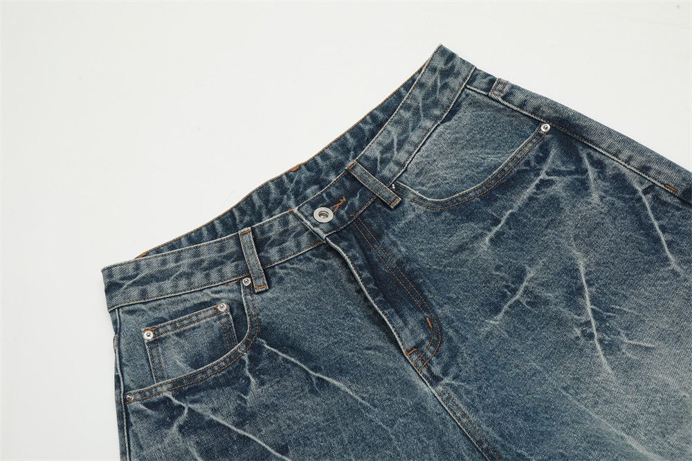 Japanese Brand × Vintage Punk washed men's distressed casual cargo denim shorts Size US 32 / EU 48 - 4 Thumbnail