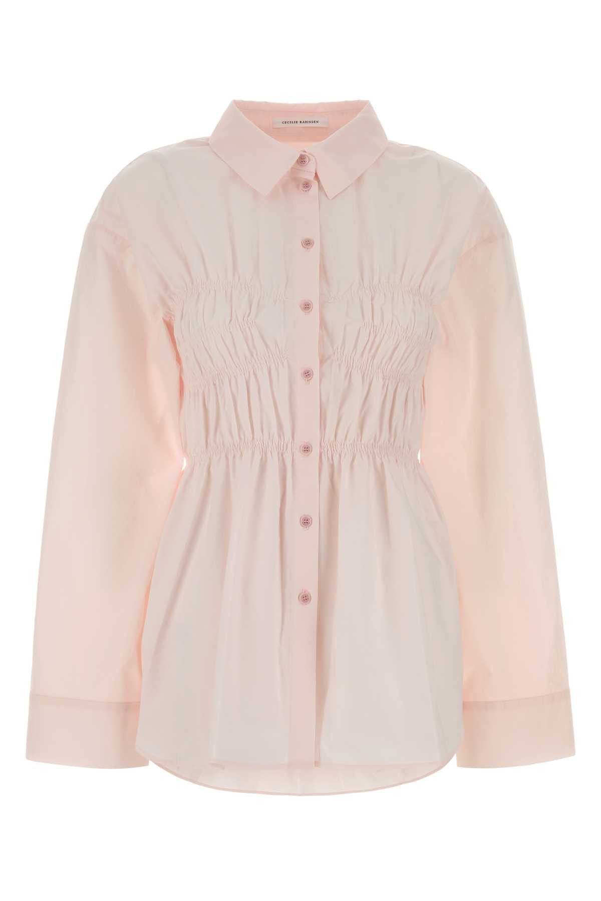 Cecilie Bahnsen Pink Poplin Shirt Size S / US 4 / IT 40 - 1 Thumbnail