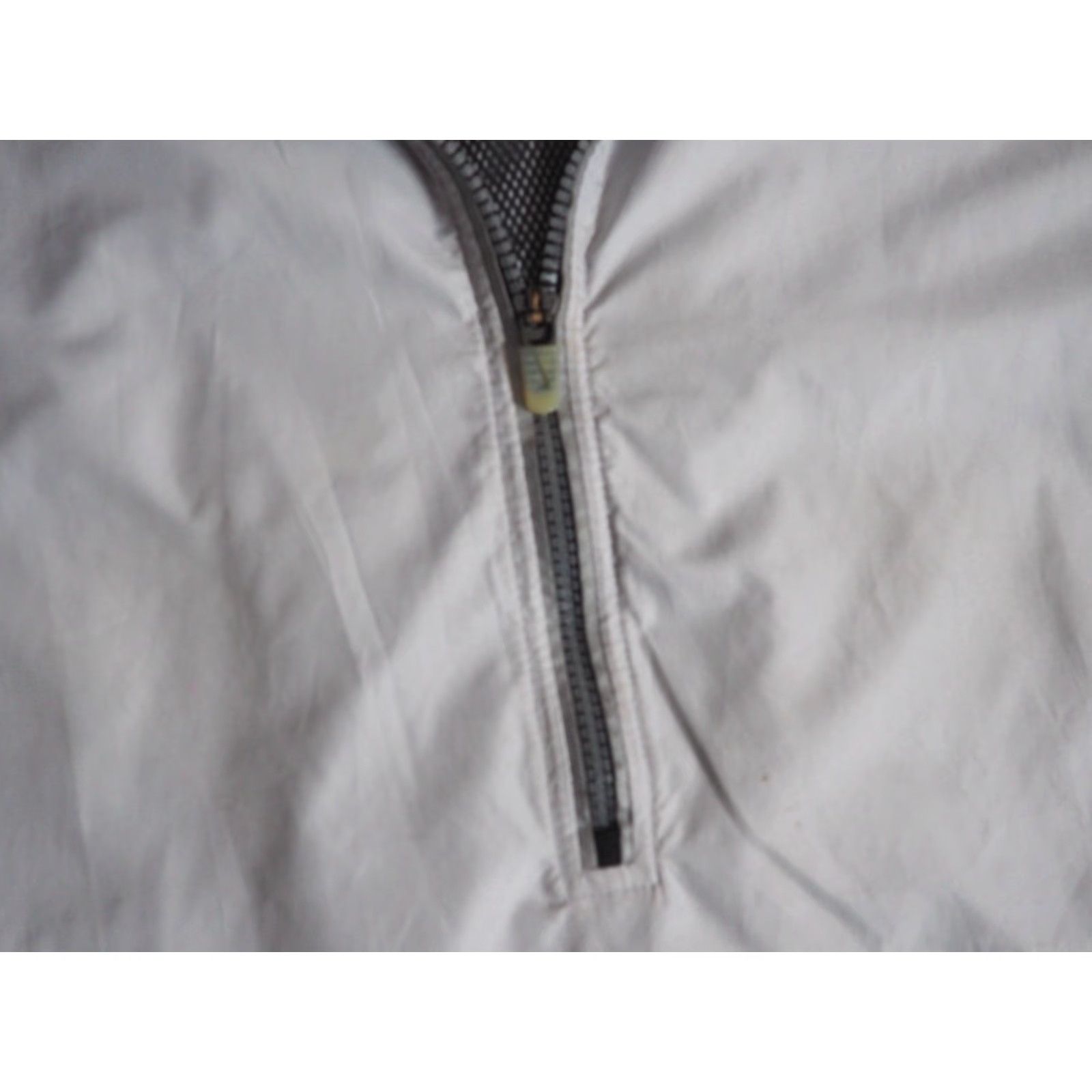 Nike VINTAGE Nike Center Check Sage Green Gray 1/2 Zip Windbreaker Jacket Mens L Size US L / EU 52-54 / 3 - 5 Thumbnail