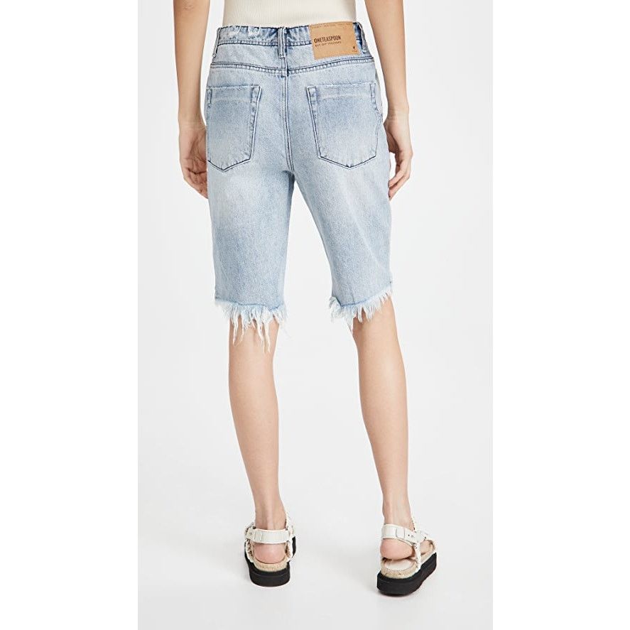 One Teaspoon New UO One Teaspoon Salty Dog Cutoff Trucker Shorts Sz 26 Size 26" / US 2 / IT 38 - 6 Thumbnail