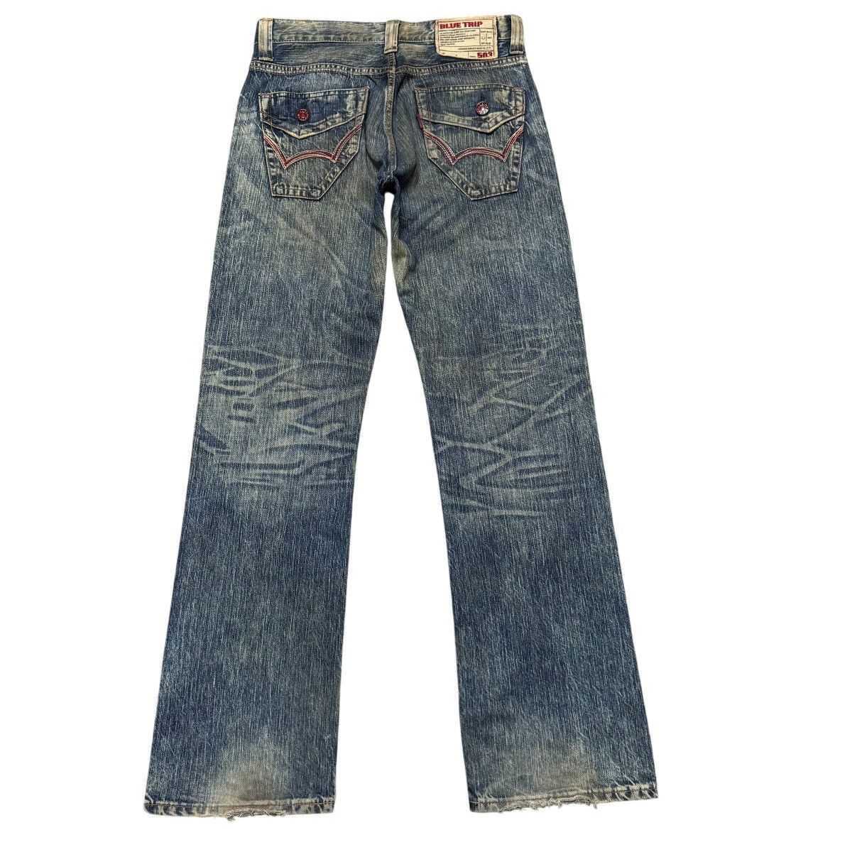 Edwin Vintage Edwin 503 Mudwash Denim Distressed Jeans Size US 31 - 2 Thumbnail