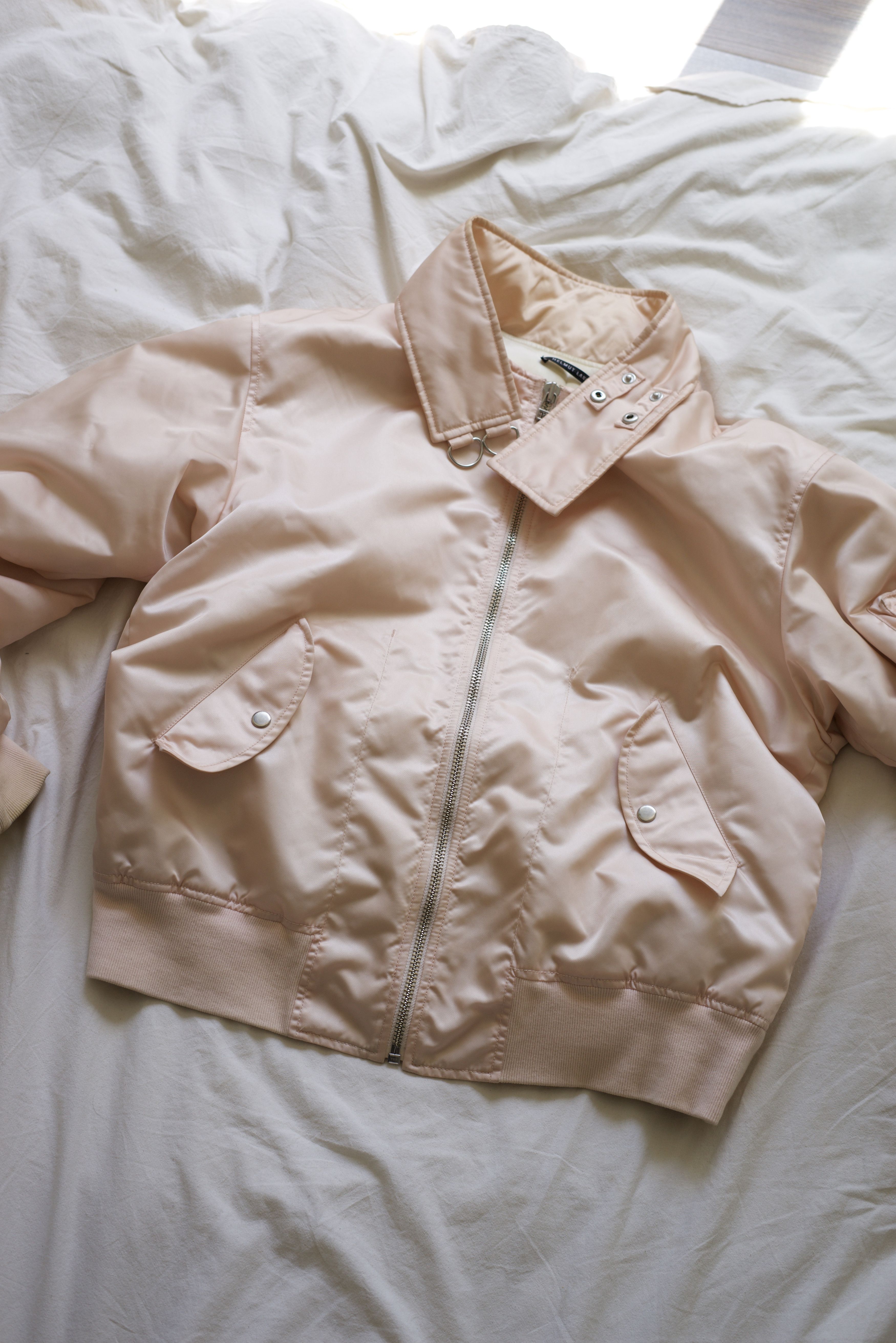 Helmut Lang Helmut Lang - Blush pink bomber jacket Size US L / EU 52-54 / 3 - 1 Thumbnail
