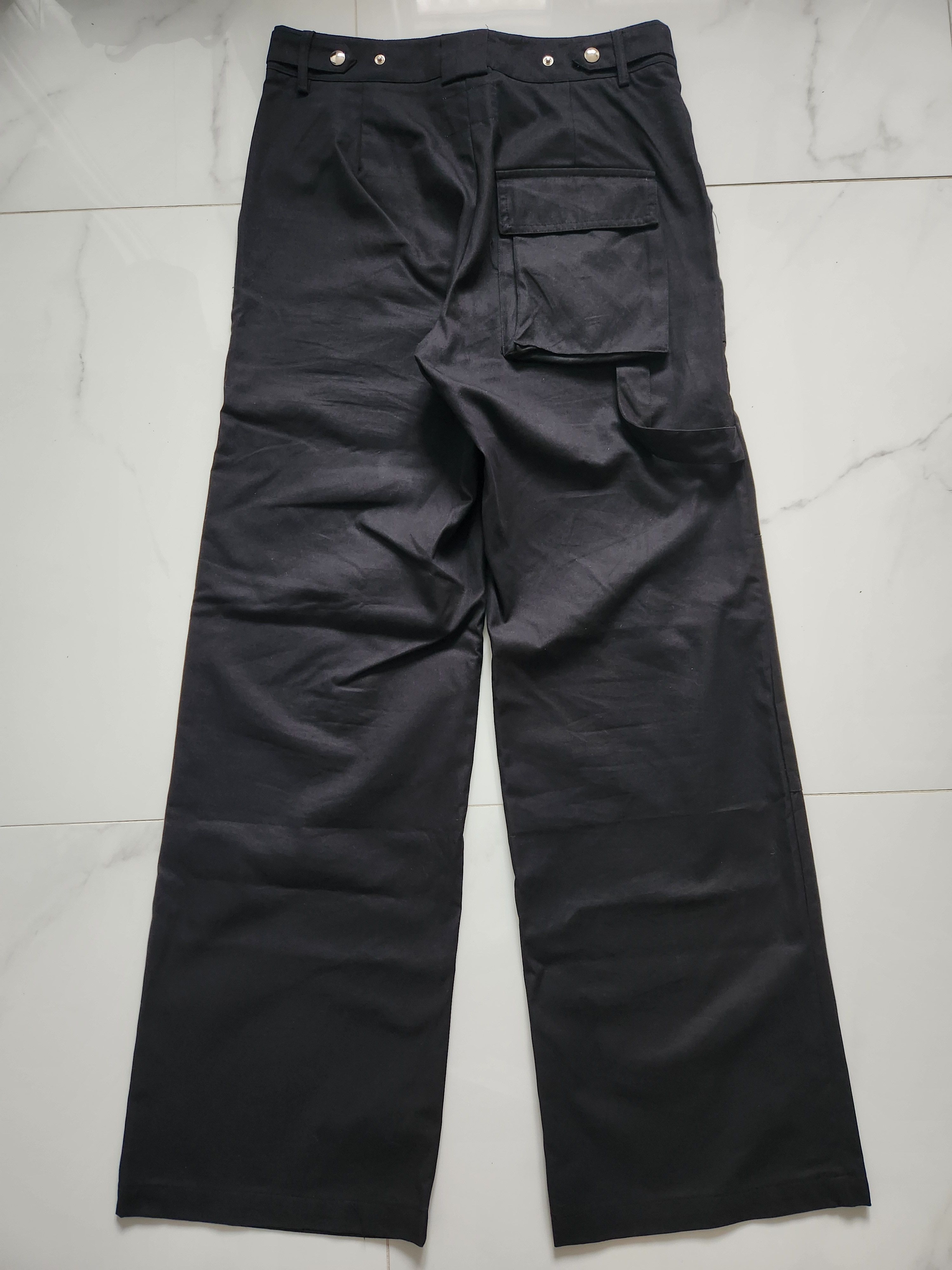 (di)vision (di)vision Black Knee Patch Trousers Size US 32 / EU 48 - 2 Thumbnail