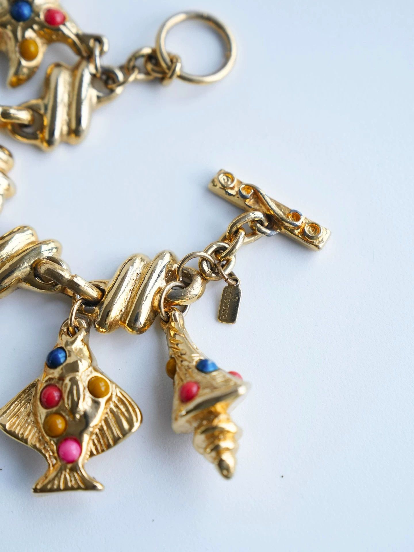 Escada Escada Ocean Theme Gold-Plated Marine Bracelet 21cm Size ONE SIZE - 5 Thumbnail
