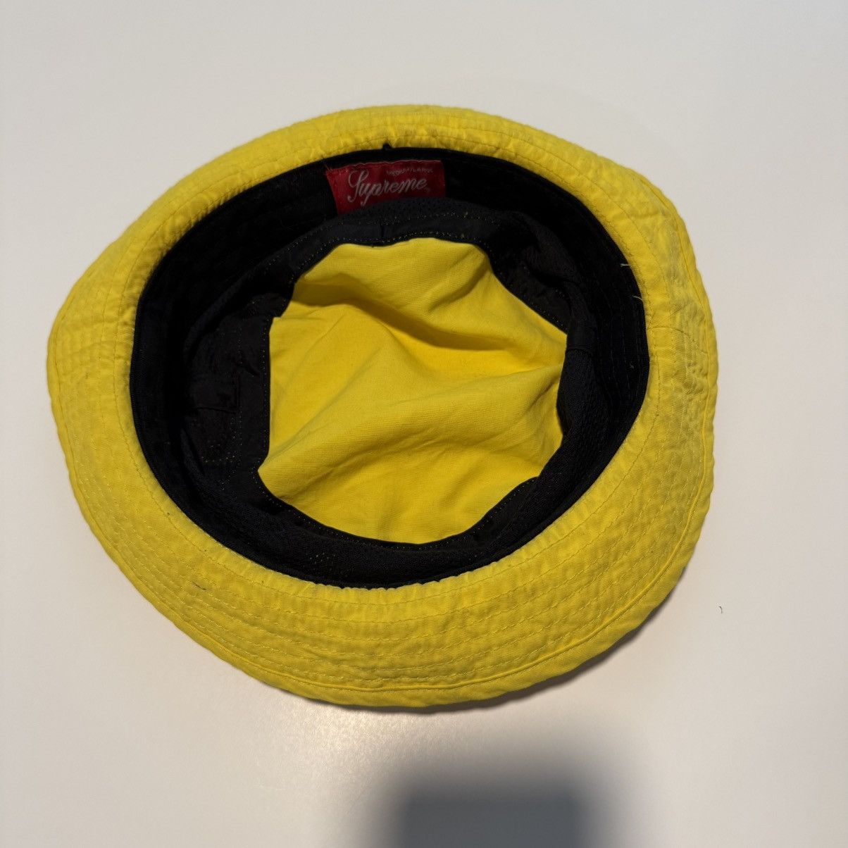 Supreme SS21 Yellow Reflective Zip Crusher Bucket Hat Size ONE SIZE - 3 Thumbnail