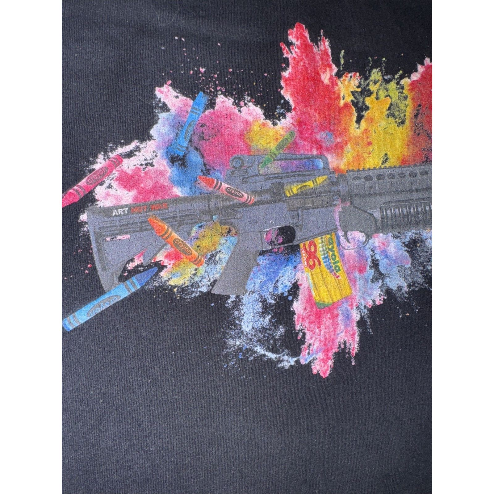 Band Tees × Vintage Mr.Brainwash Street Art Graffiti T-Shirt Black L 20x26 Size US L / EU 52-54 / 3 - 3 Thumbnail