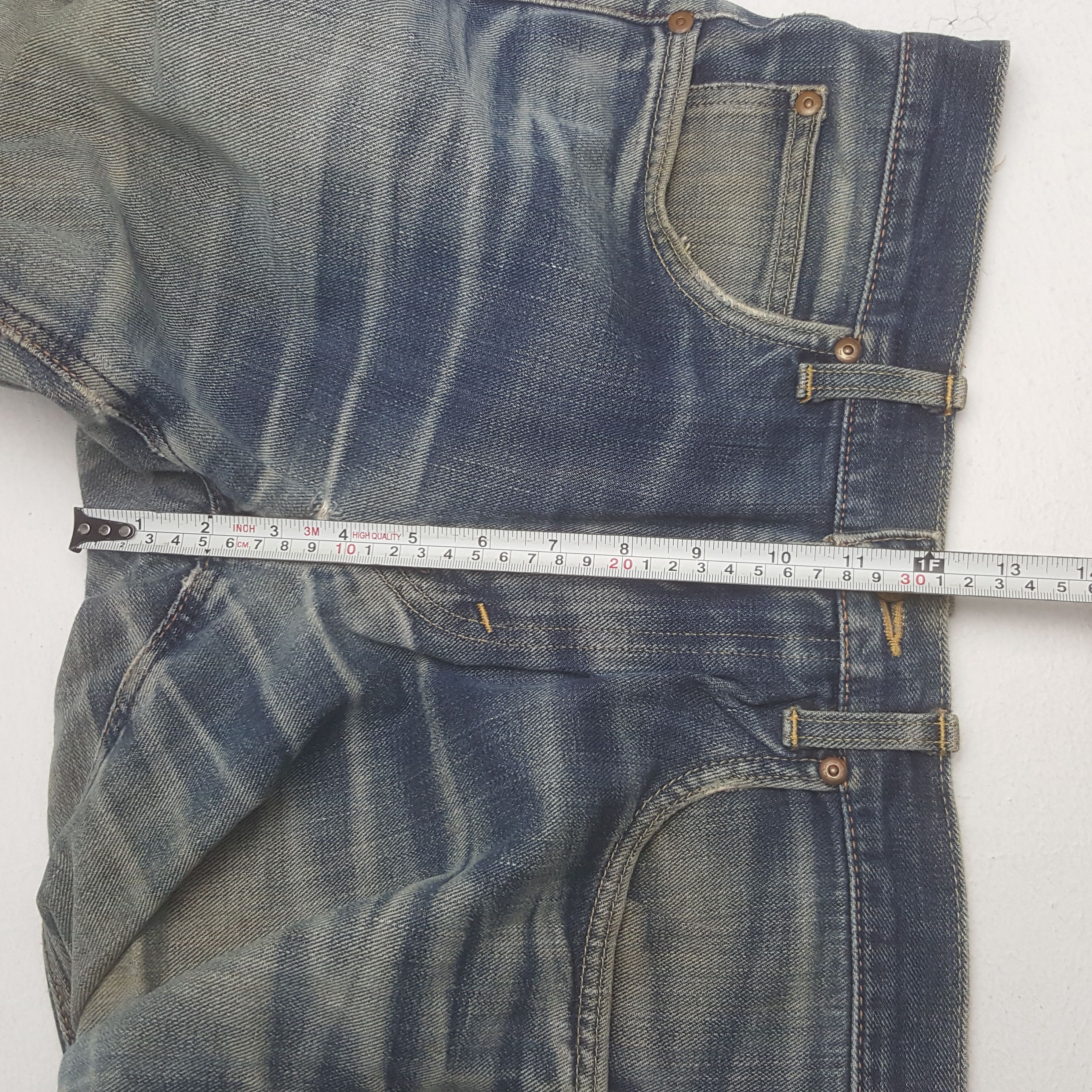 Lee Vintage Lee American Grunge Fading Style Denim Jeans Size US 31 - 10 Thumbnail