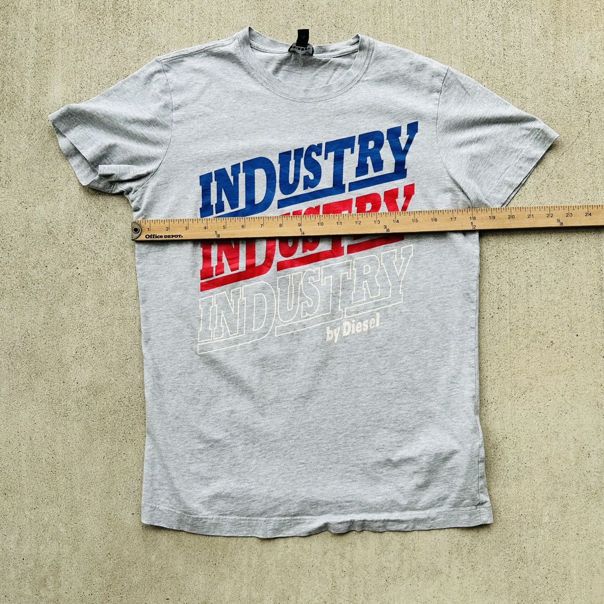 Diesel Diesel T Shirt Men Size Small Gray Spell Out Graphic Size US S / EU 44-46 / 1 - 4 Thumbnail