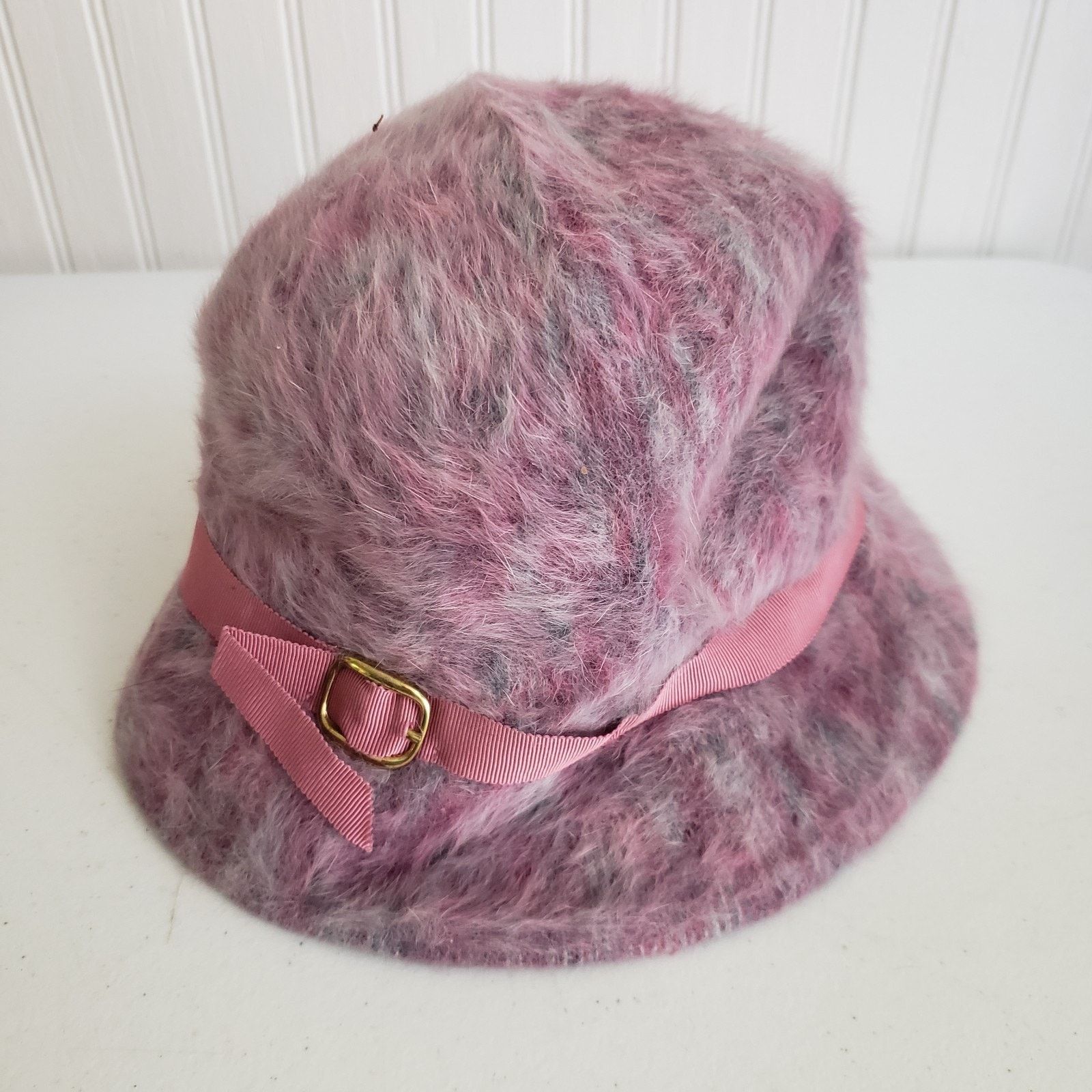 Kangol Vtg Kangol Cascade England Angora Fur Bucket Hat England Size ONE SIZE - 1 Thumbnail
