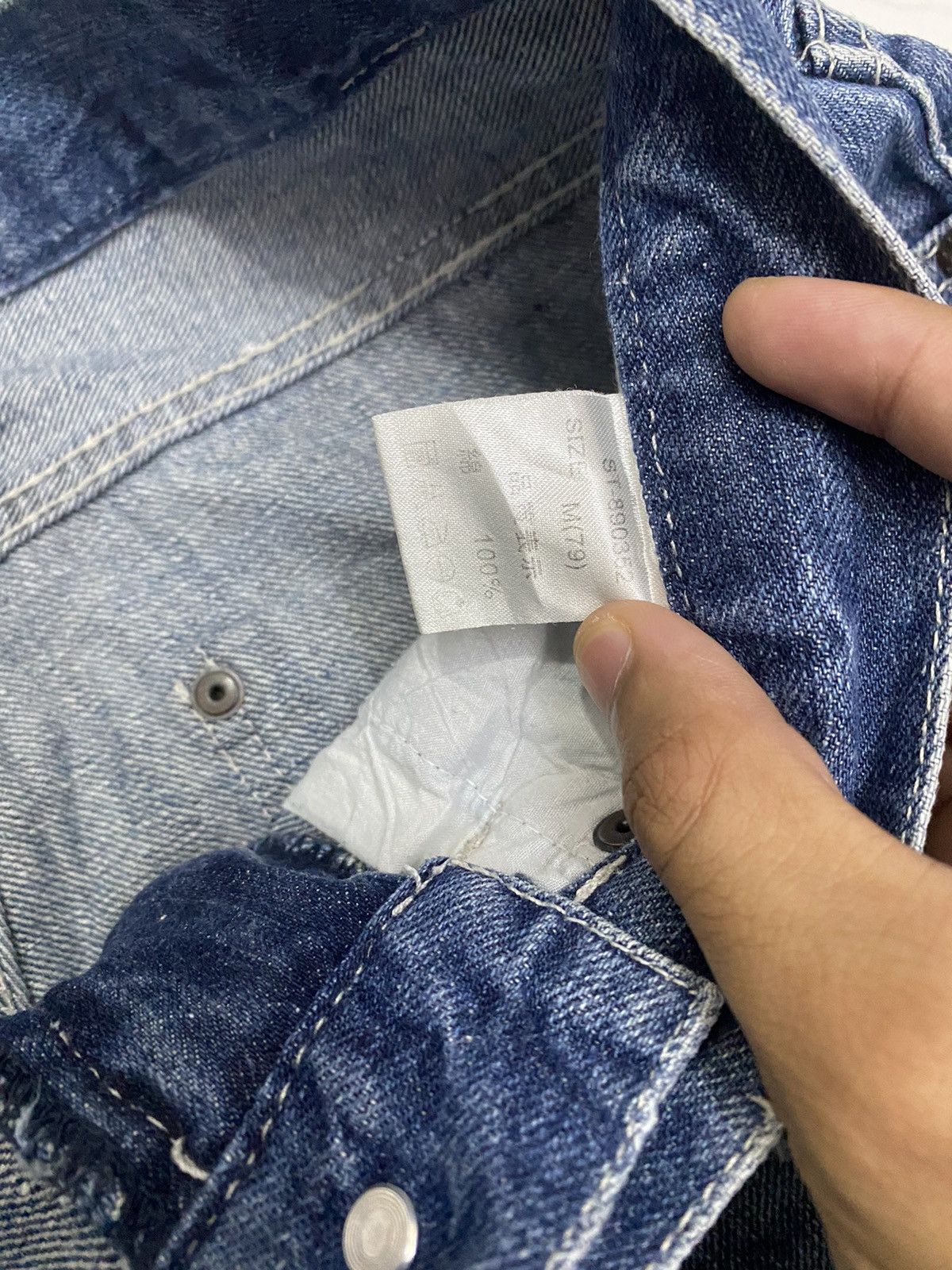 Japanese Brand FLARED JEANS RIPS DISTRESS JAPANESE BRAND UNDERCOVER STYLE Size US 30 / EU 46 - 8 Thumbnail