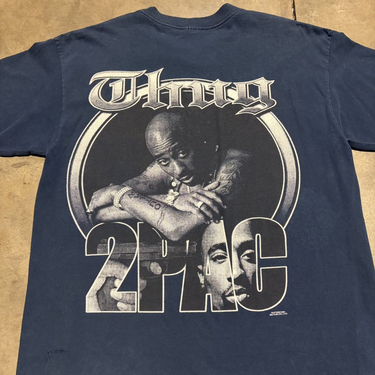 Rap Tees Vintage 2Pac Thug Life Rap Tee Graphic T shirt Y2K Mexican Size US XL / EU 56 / 4 - 13 Thumbnail