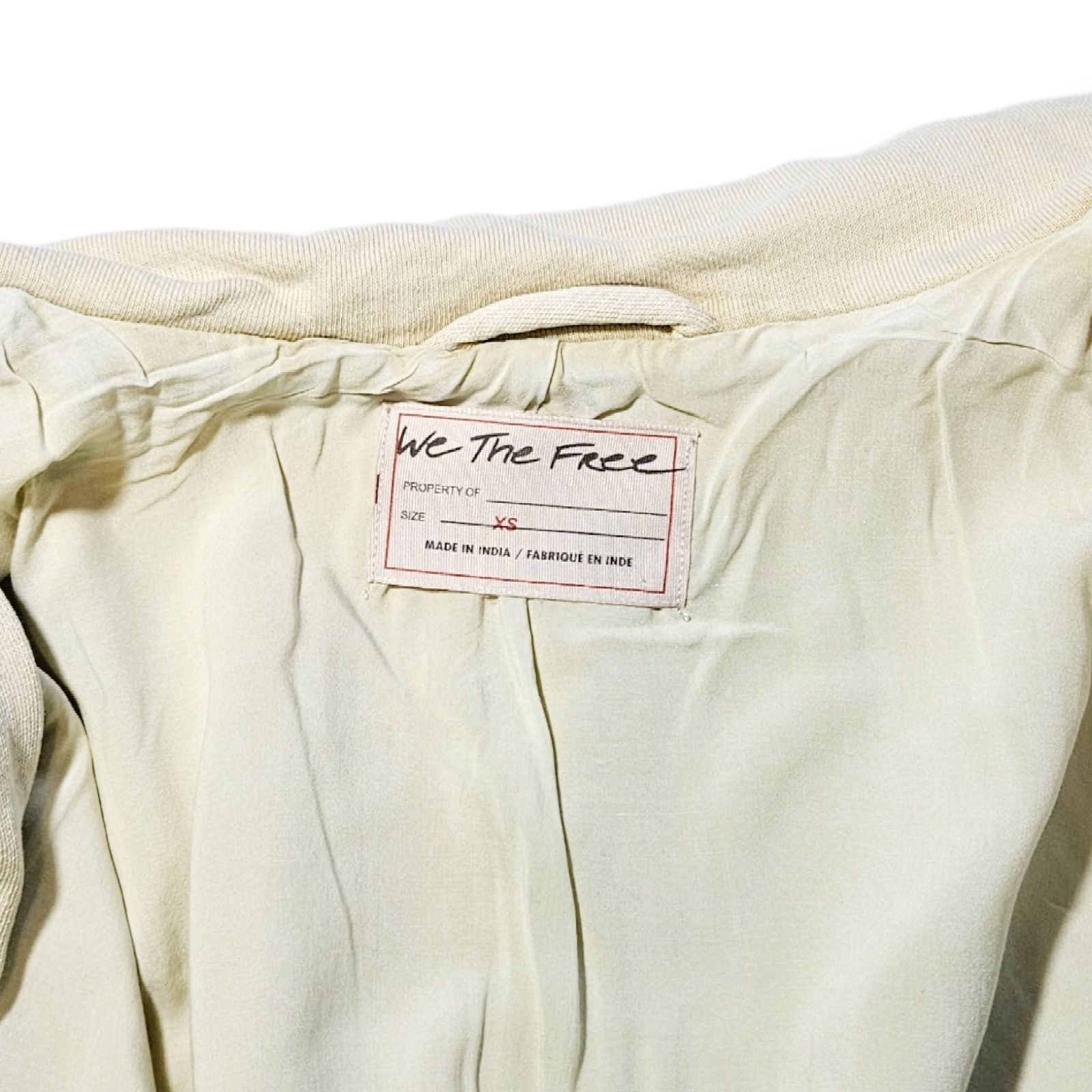 Free People Free People Knit Moto Jacket Oversized Belt Vanilla Cream XS Size XS / US 0-2 / IT 36-38 - 8 Thumbnail