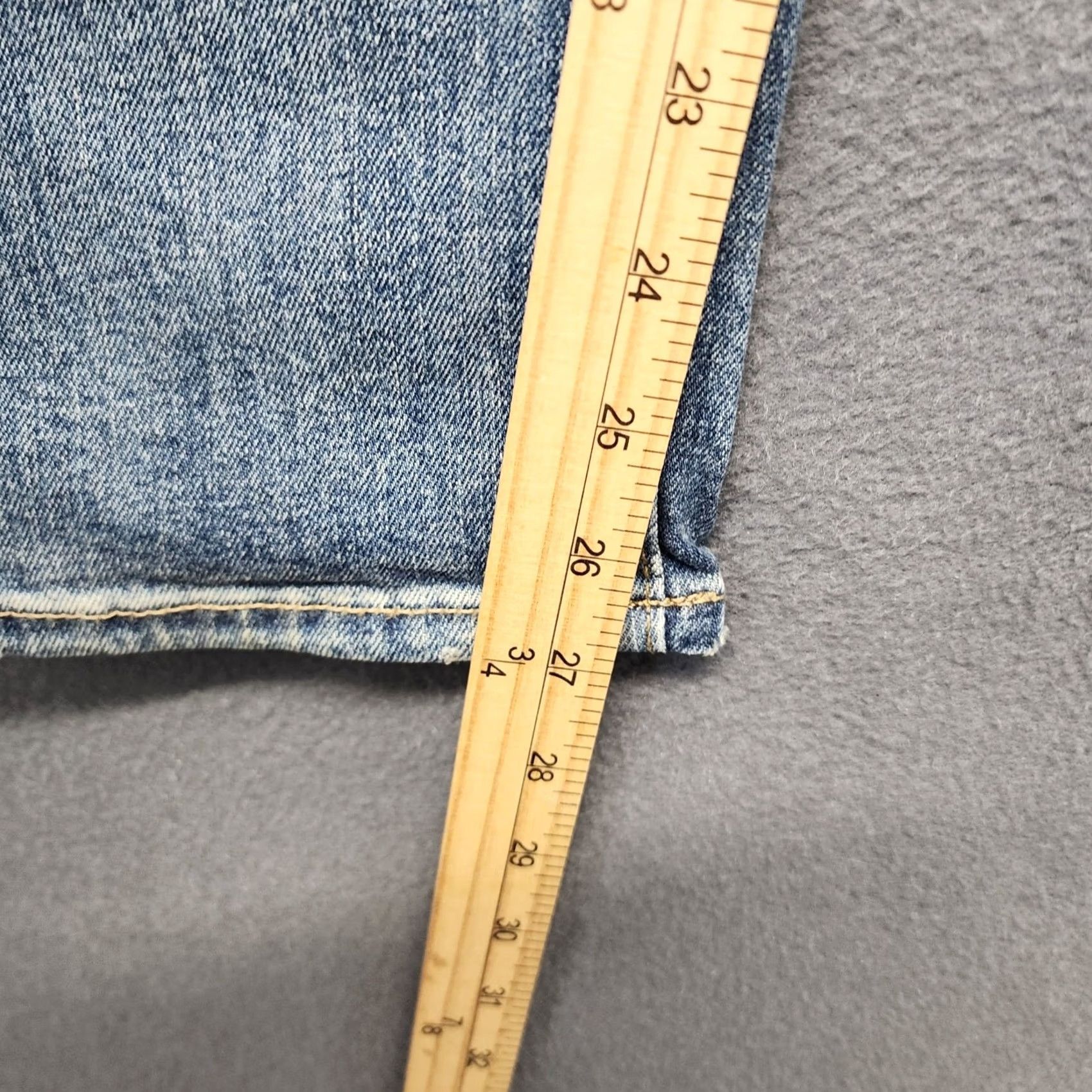 Gap VINTAGE Gap Denim Jeans Womens 32 Regular Best Girlfriend Distressed Tapered Stretch NEW Size 24" / US 00 / IT 34 - 6 Thumbnail