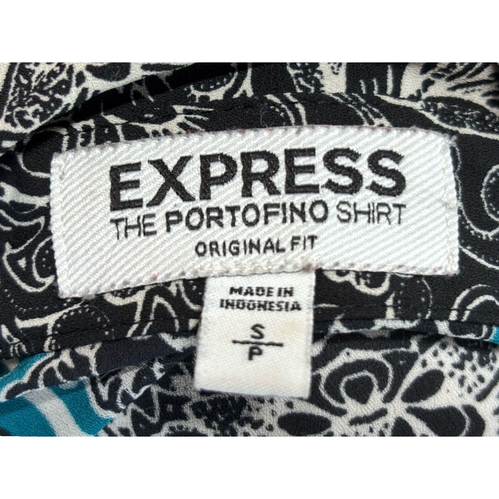 Express Express Portofino Shirt Small Women’s Button Up Colorful Original Fit Sz Size S / US 4 / IT 40 - 6 Thumbnail