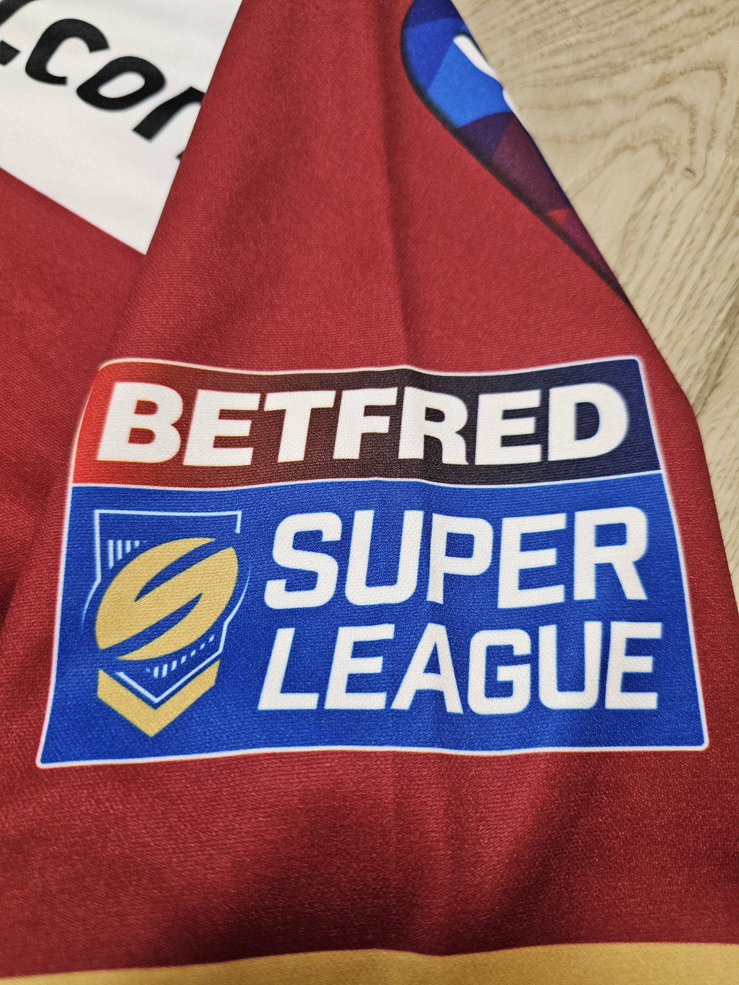 Errea WIGAN WARRIORS 2016 2018 JERSEY ENGLAND RUGBY JERSEY RUGBY Size US M / EU 48-50 / 2 - 5 Thumbnail