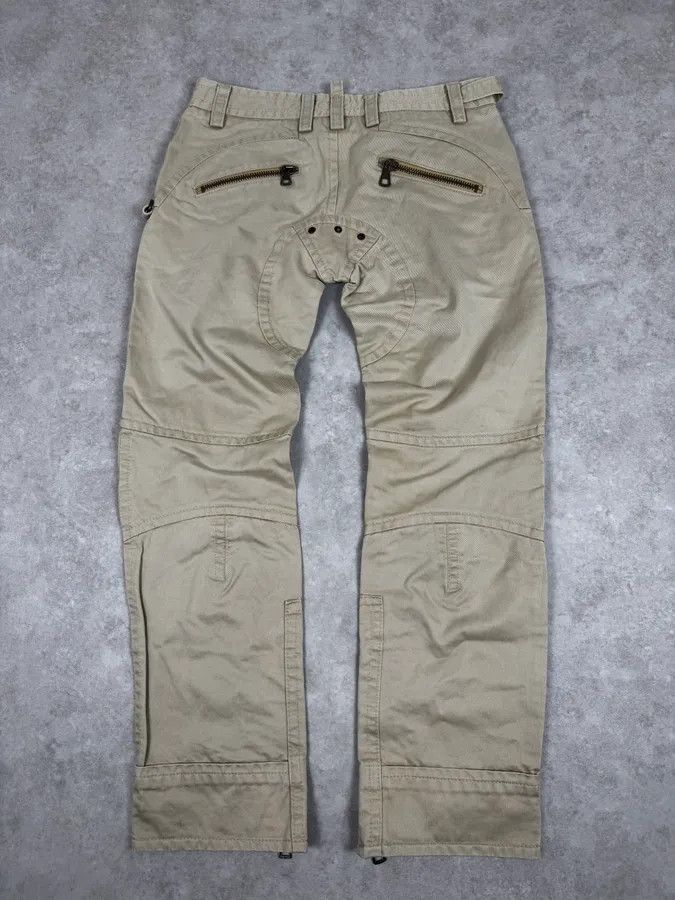 Dsquared2 2000s Dsquared2 Beige Desert Cargo Pants Size US 30 / EU 46 - 5 Thumbnail
