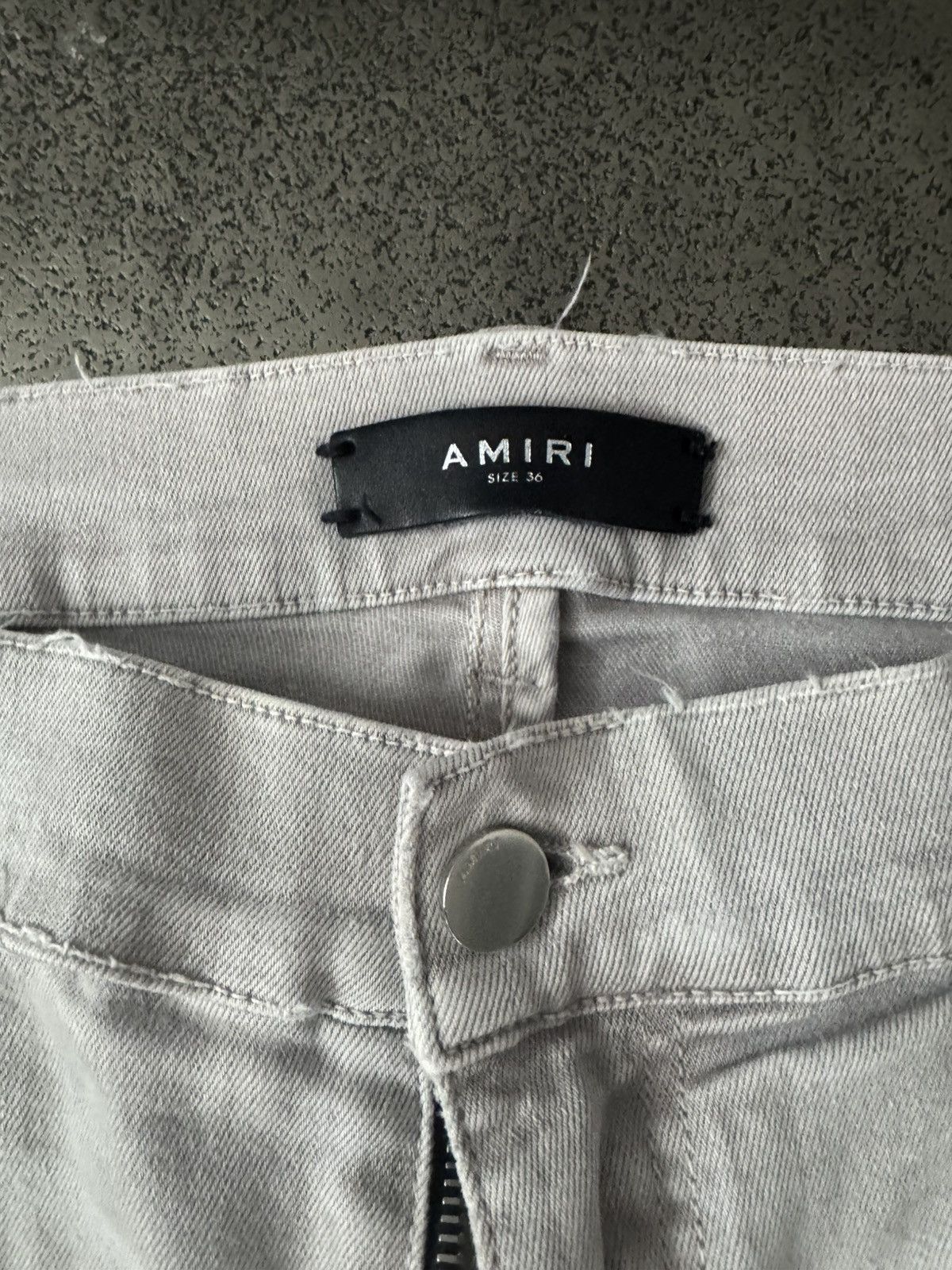 Amiri Amiri - Light Gray Stack Jeans Size US 36 / EU 52 - 2 Thumbnail
