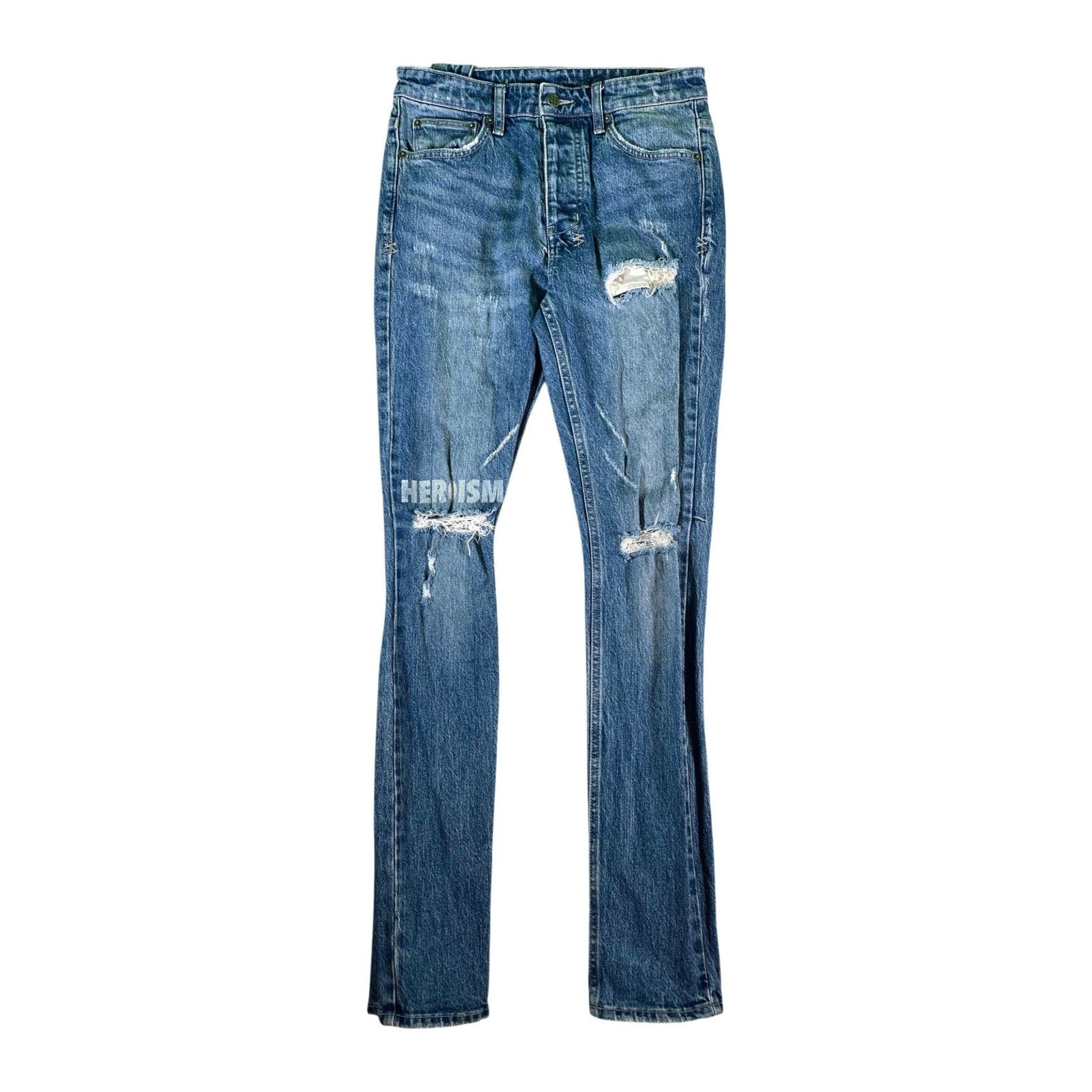 Ksubi Ksubi Heroism Ripped Light Wash Jeans Size US 30 / EU 46 - 1 Thumbnail