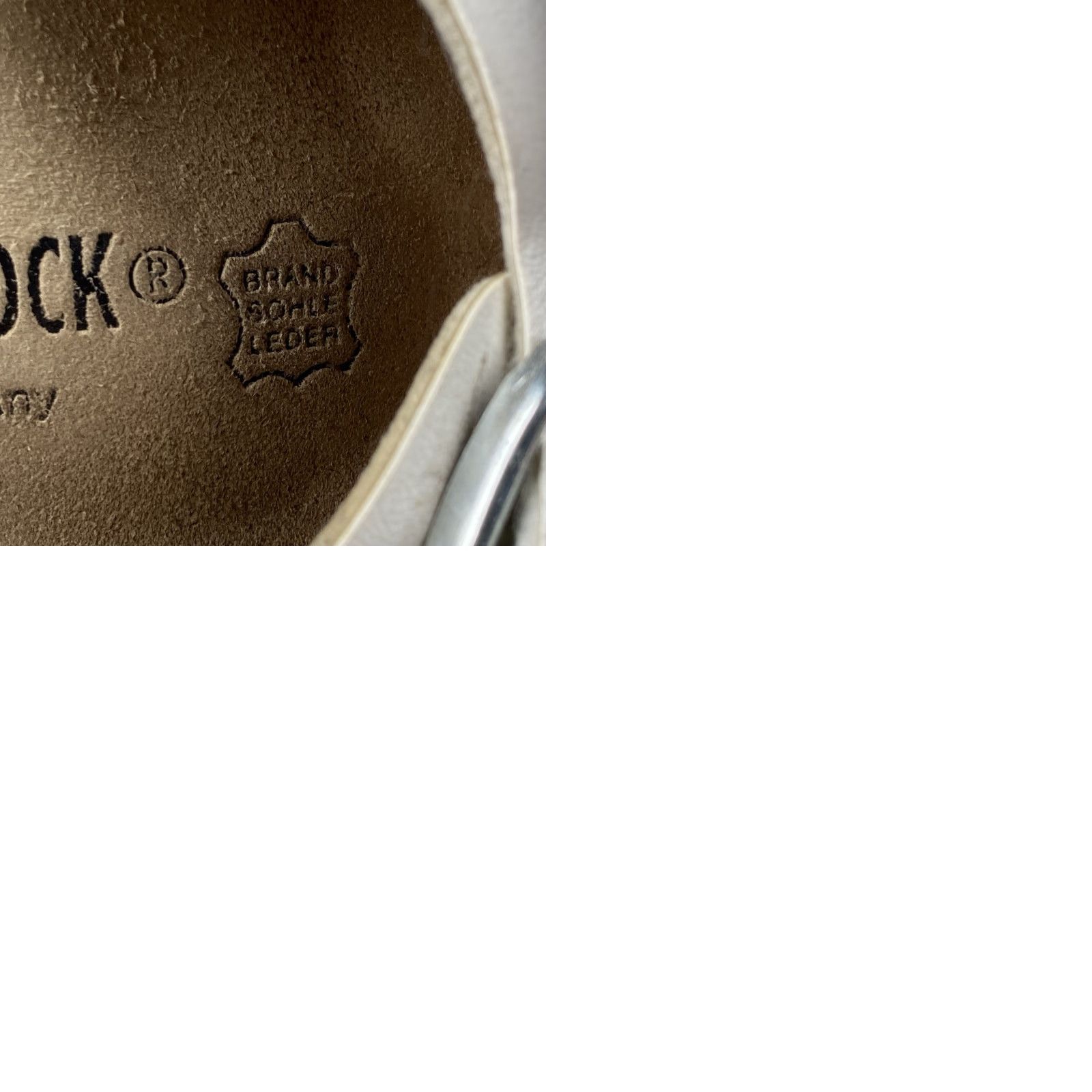 Birkenstock Birkenstock Madrid Sandals Womens 8 US 39 EU Ivory Leather Buckle Slide Casual Bohemian Logo Flat Size US 8 / IT 38 - 9 Thumbnail