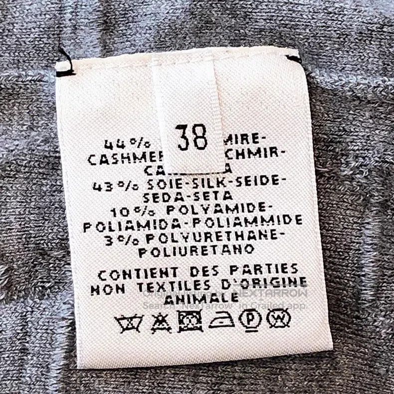 Hermes Hermes Gray suede buckle jacquard knitted cardigan Size XS / US 0-2 / IT 36-38 - 8 Thumbnail