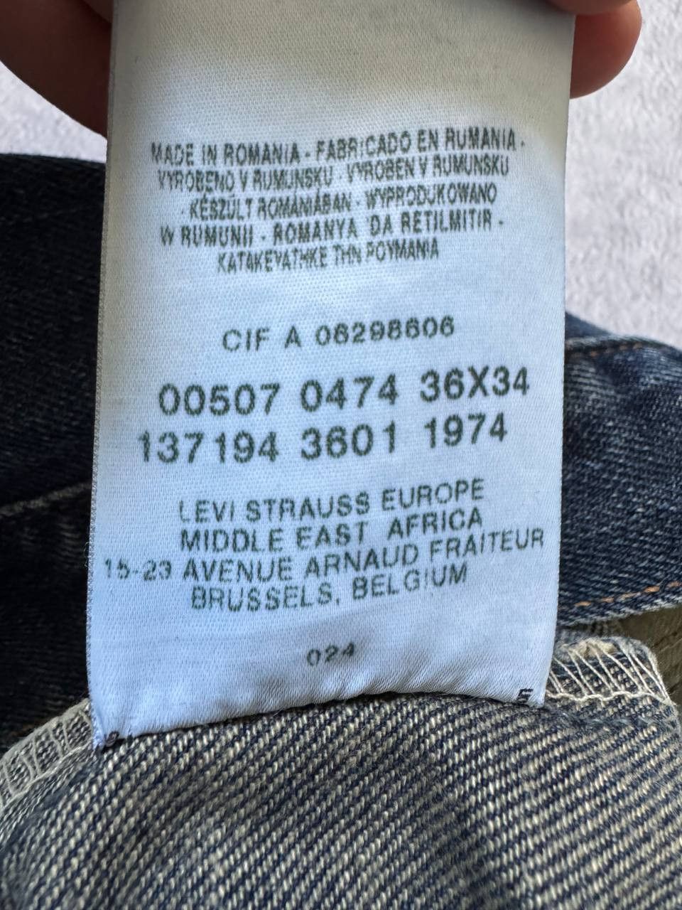 Levi's Vintage 2000s Levis 507 Bootcut Leg Y2K Jeans Blue W36 L34 Size US 36 / EU 52 - 9 Thumbnail