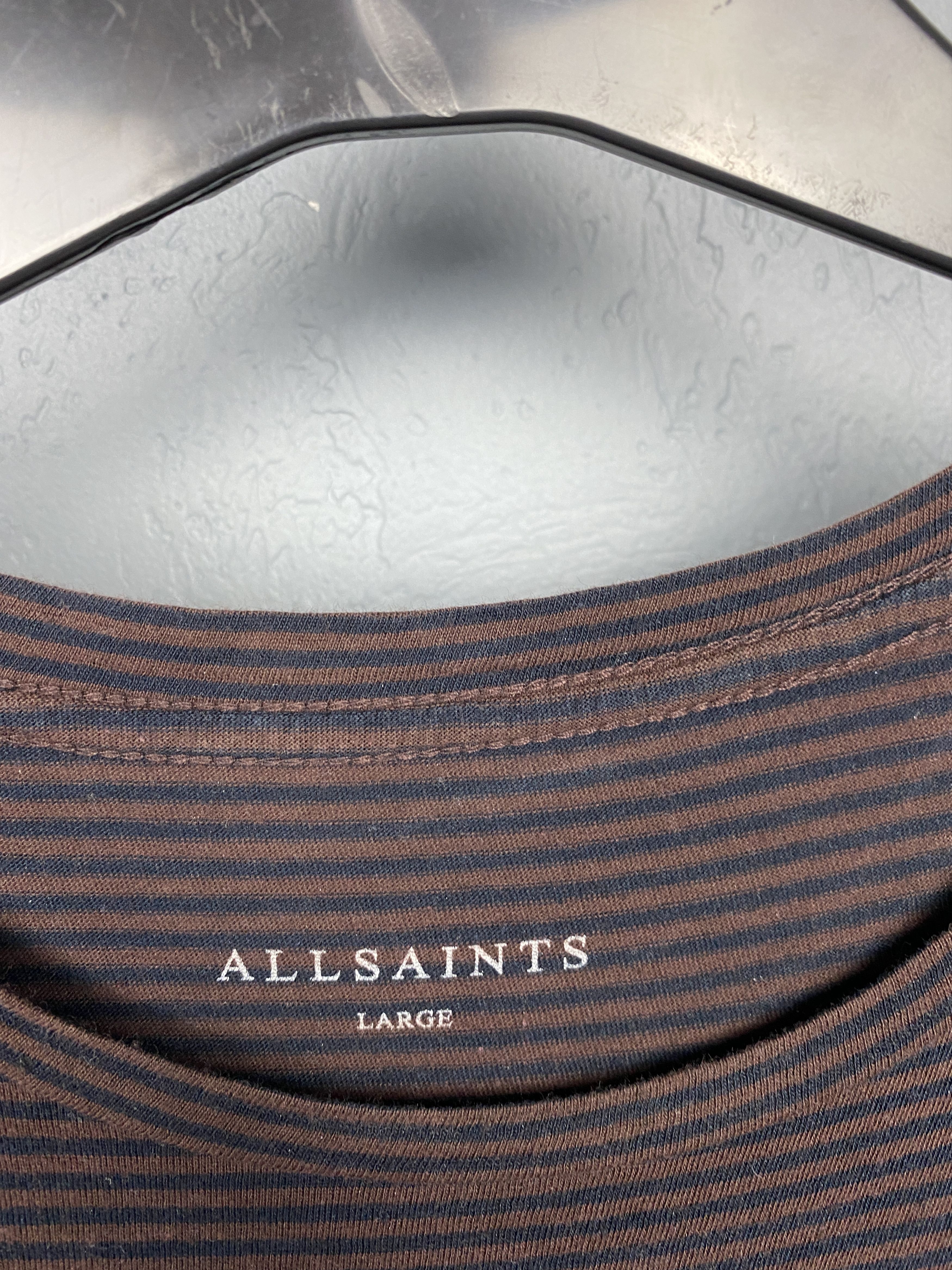 Allsaints Allsaints Vintage Mens Crew Neck T-Shirt Tee Size US L / EU 52-54 / 3 - 4 Thumbnail
