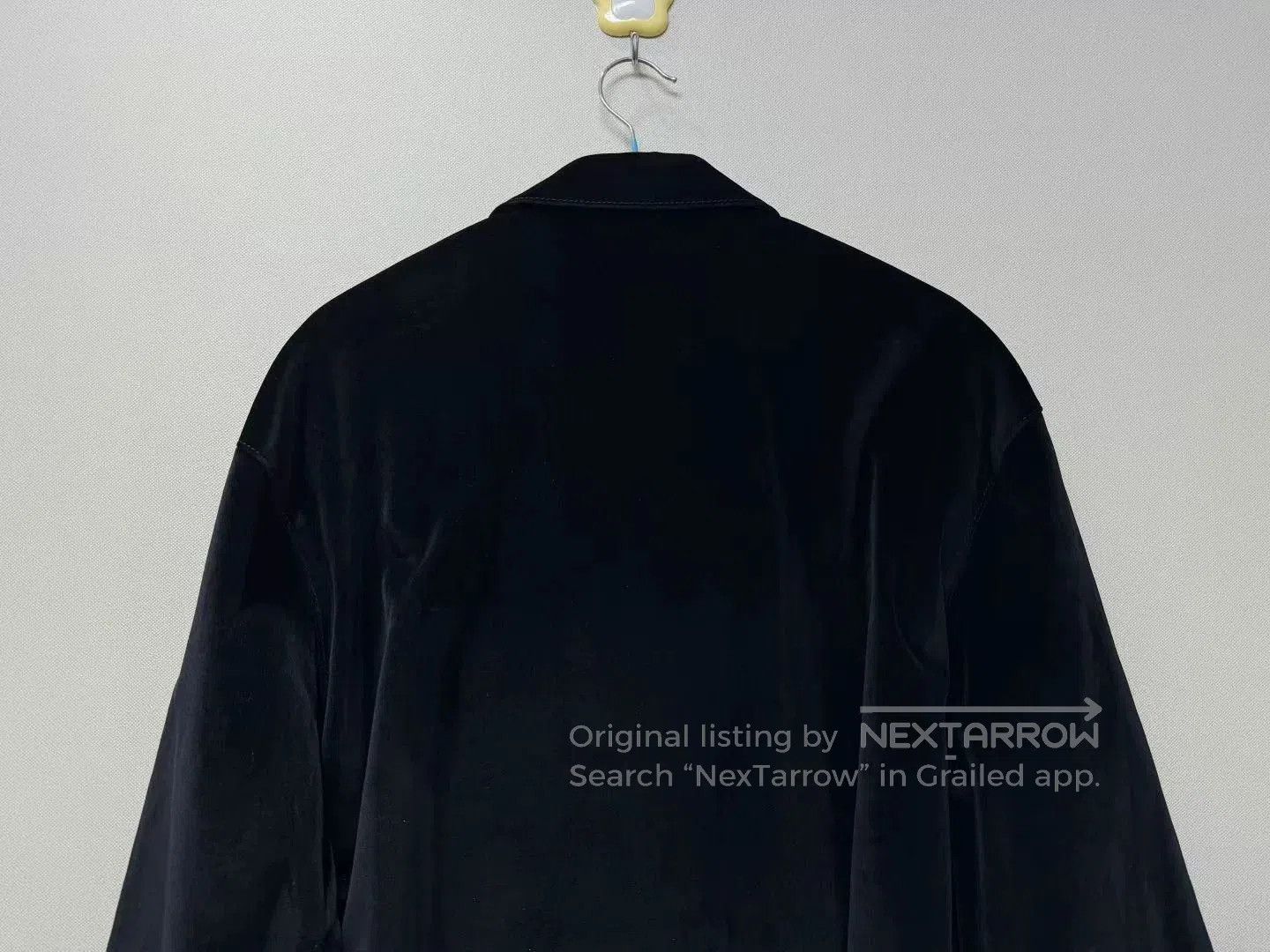 Prada Prada Black Velvet Triangle Logo Zip Jacket. Size US XXL / EU 58 / 5 - 5 Thumbnail