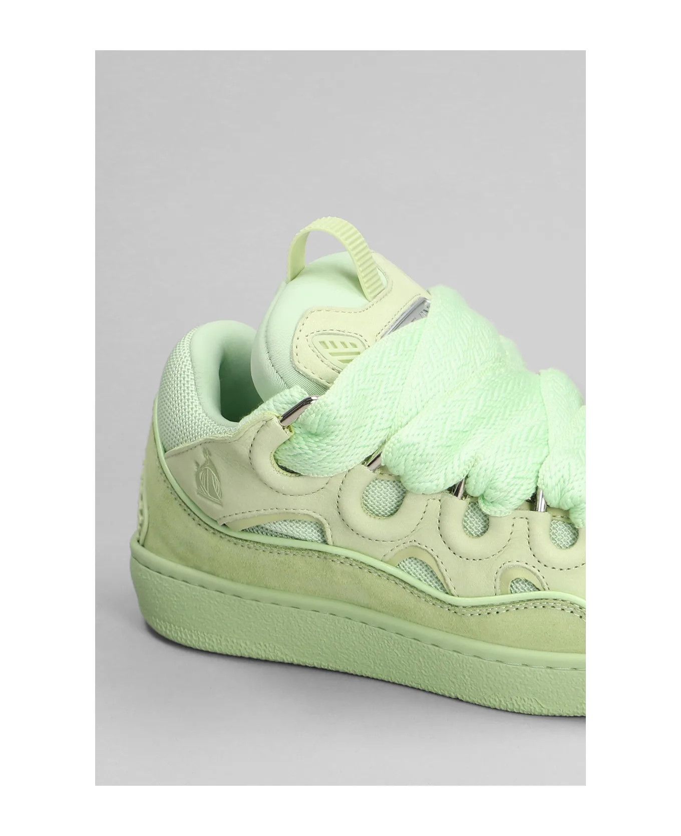 Lanvin oc11z0325 Curb Low-Top Sneakers in Light Green Size US 6.5 / EU 39-40 - 5 Thumbnail