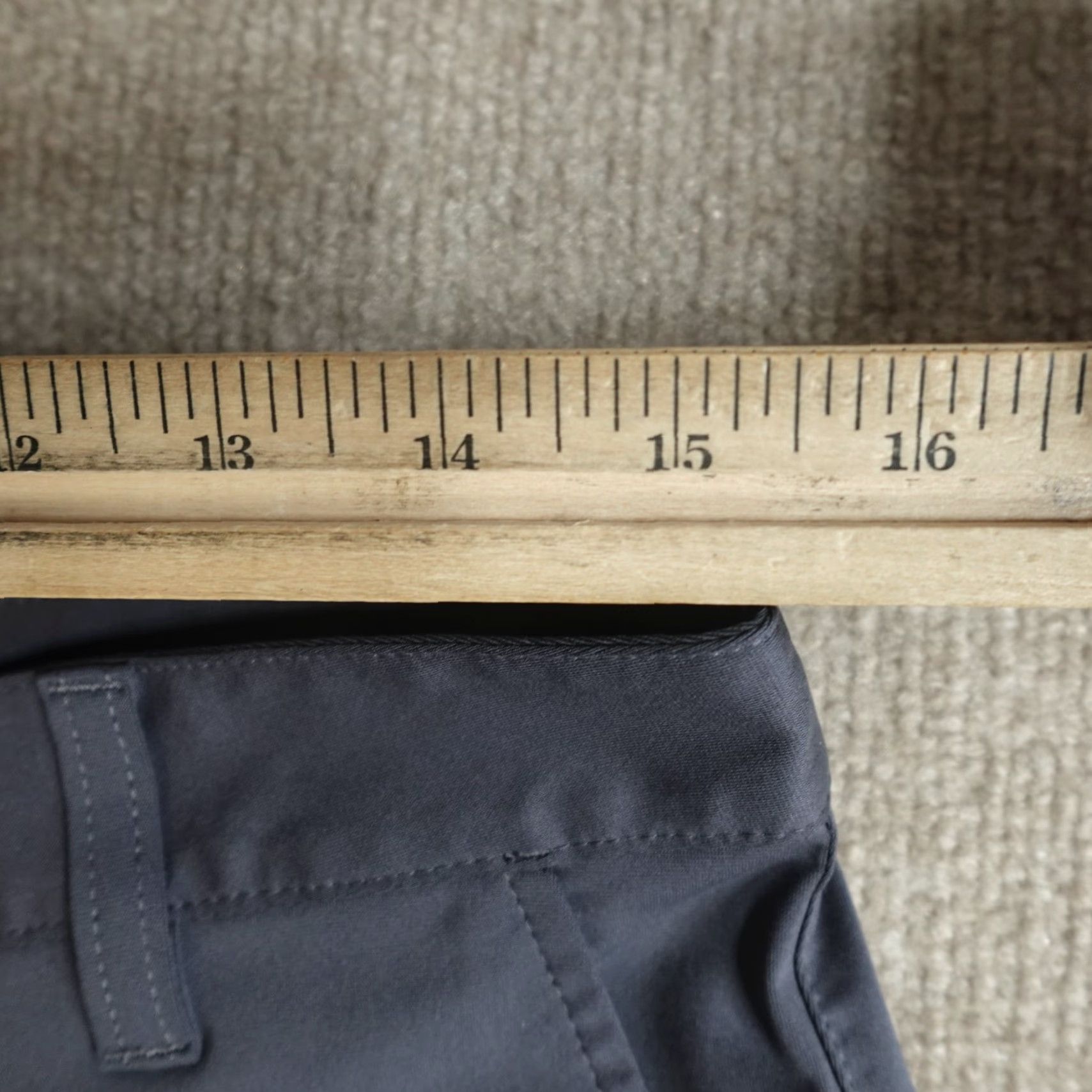 Rhone Rhone Slim Fit 31 x 29 Blue Chino Pants Men's Regular Inseam 29 Iron 100036 Size US 31 - 4 Thumbnail