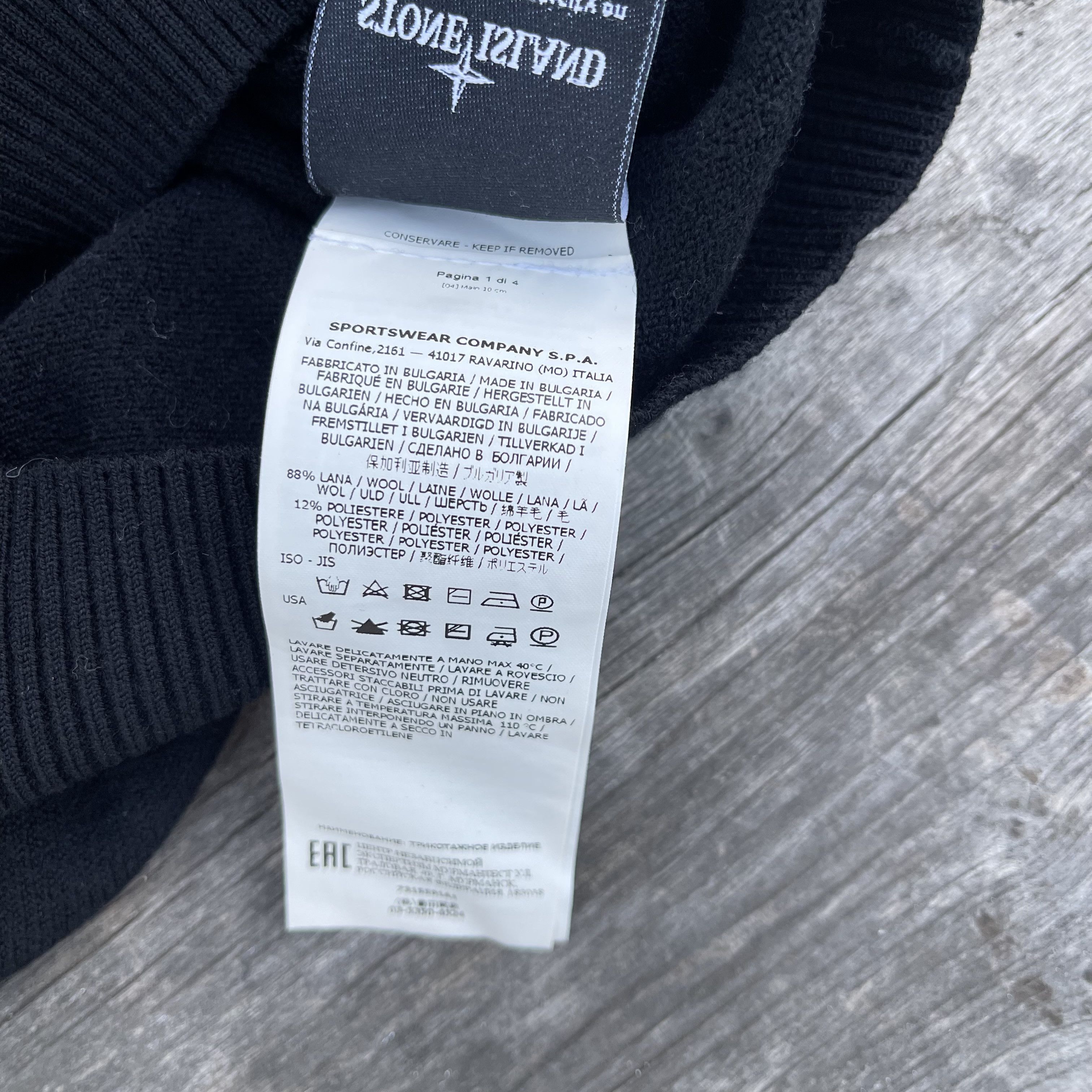 Stone Island Stone Island Sweater Size US XL / EU 56 / 4 - 7 Thumbnail