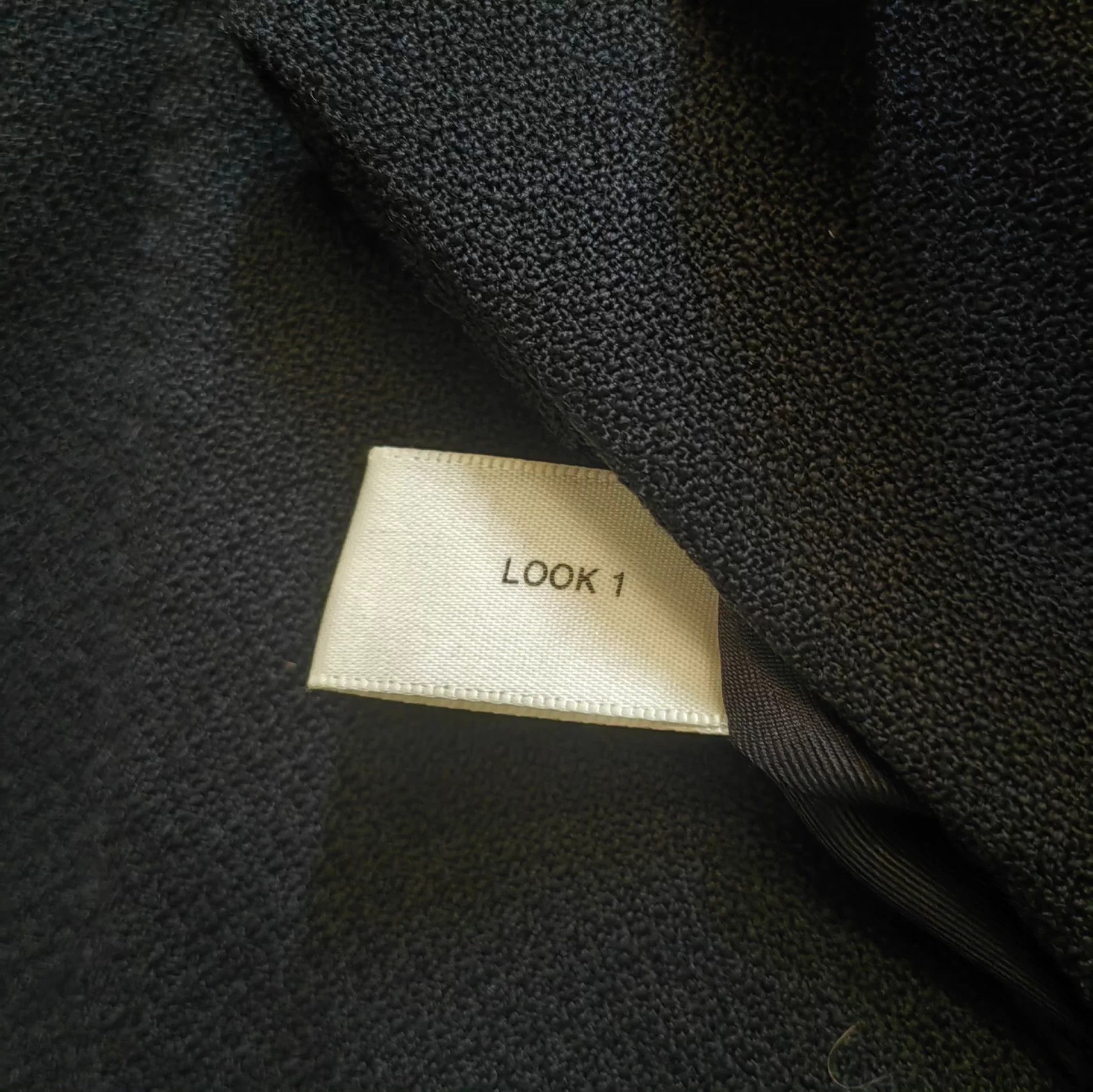 Saint Laurent Paris SLP 16fw topstitch sword collar smoking jacket sample Size 44S - 6 Thumbnail