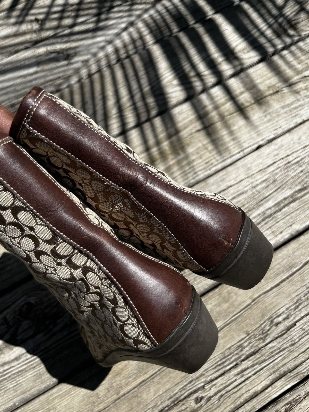 Coach Y2K Coach Sallie Monogram Boots Size US 7 / IT 37 - 5 Thumbnail