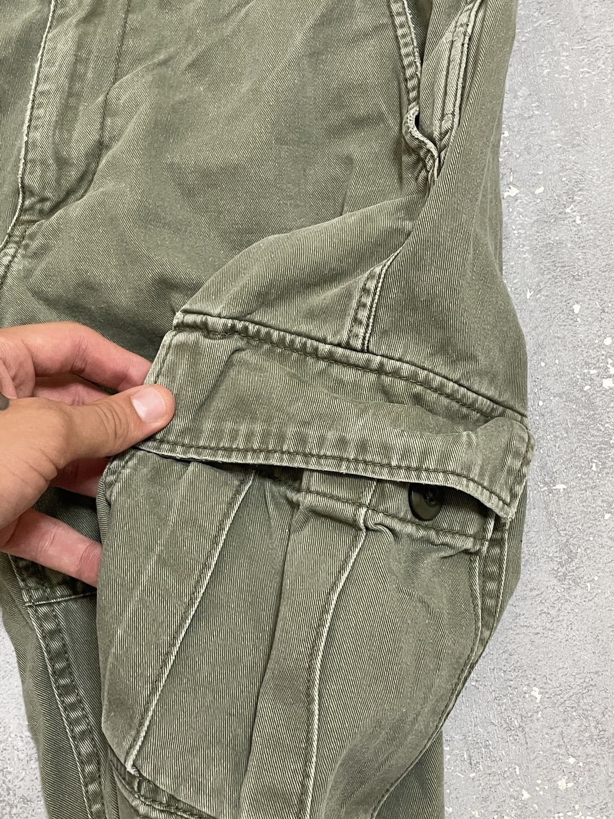 Denim & Supply Ralph Lauren Denim & Supply Ralph Lauren Green Washed Distressed Shorts Size US 30 / EU 46 - 10 Thumbnail