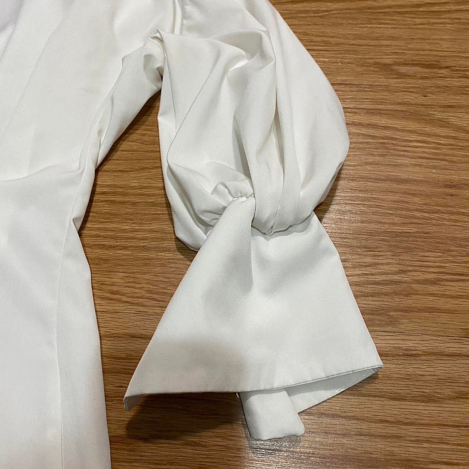 Other White formal blouse Size L / US 10 / IT 46 - 6 Thumbnail